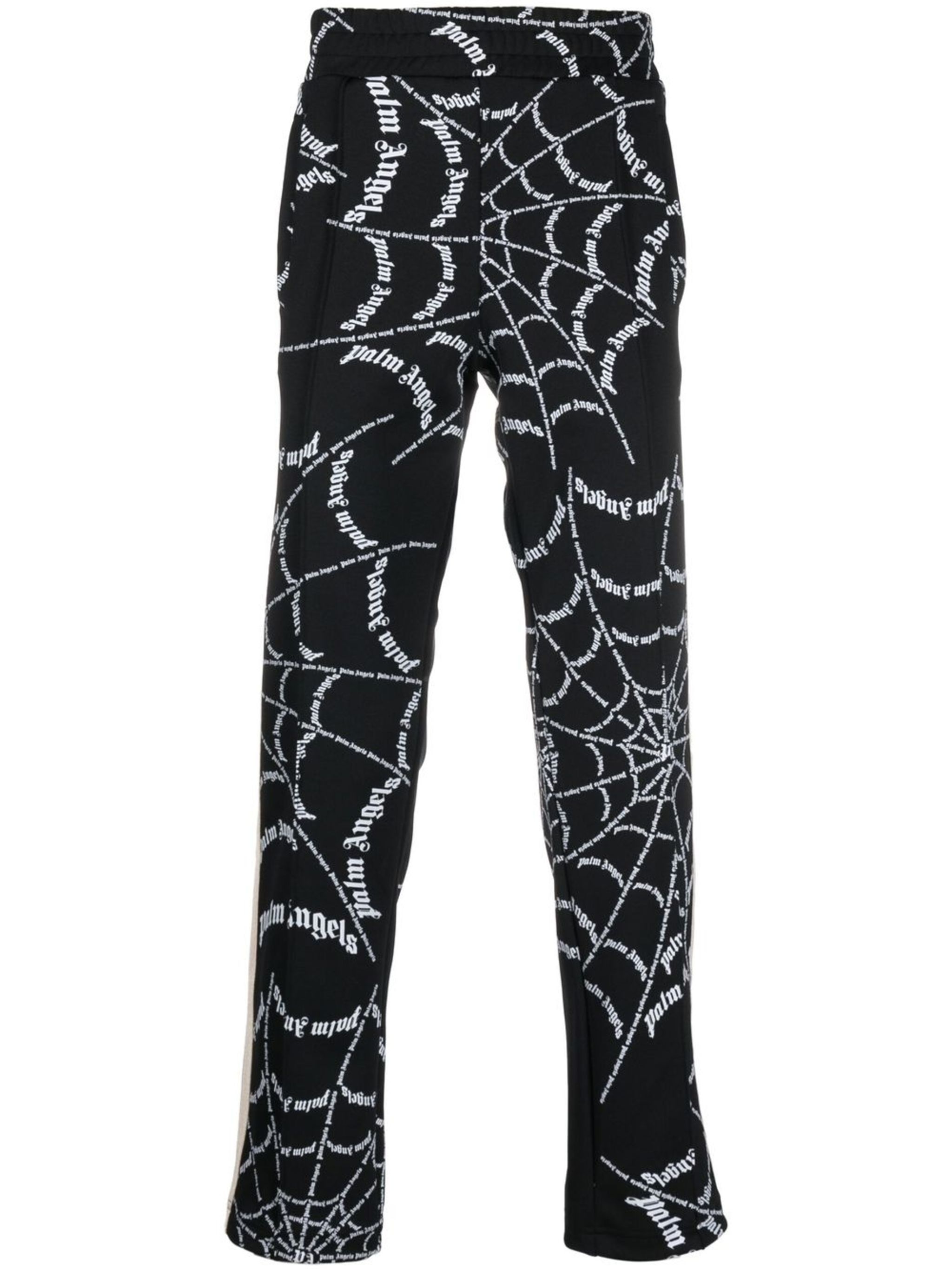 Palm Angels o1in1s1024 Q:1 / Spider Web Classic Trackpant in Black/White Size US 36 / EU 52 - 1 Thumbnail