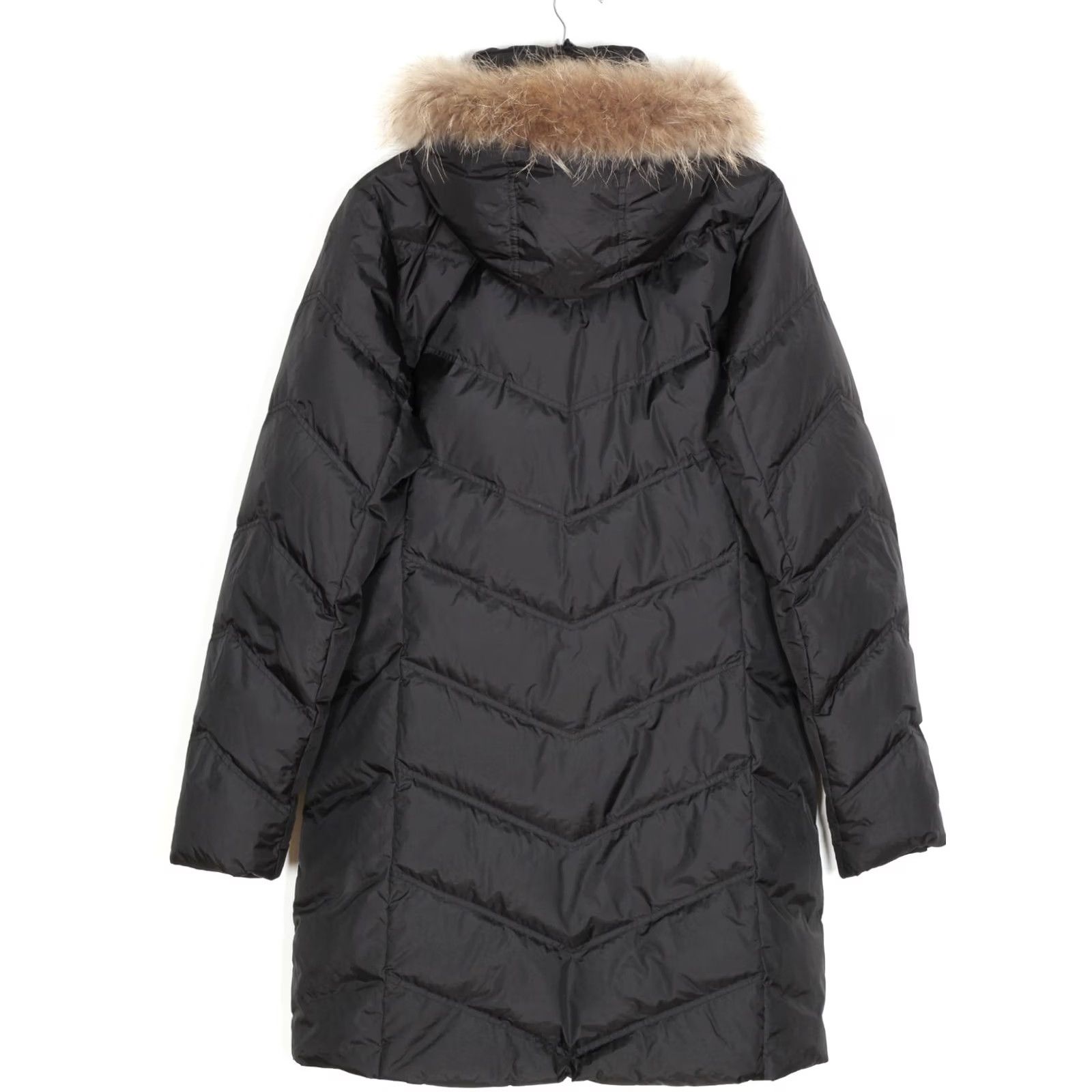 Vintage BERGANS OF NORWAY MYKING DOWN LADY Fur Hooded Jacket Women Size L Waterproof Jacket Womens L Black Size L / US 10 / IT 46 - 2 Thumbnail