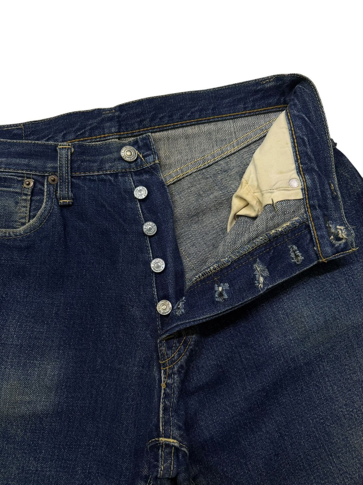Denime Vintage 90s Denime Osaka Five Japan | Selvedge Denim Jeans Size US 29 - 12 Thumbnail