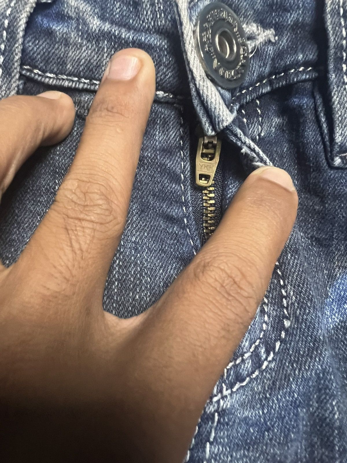 Japanese Brand d.i.a. Ripped Distressed Skinny Jeans Korean Streetwear (42) Size 26" / US 2 / IT 38 - 10 Thumbnail