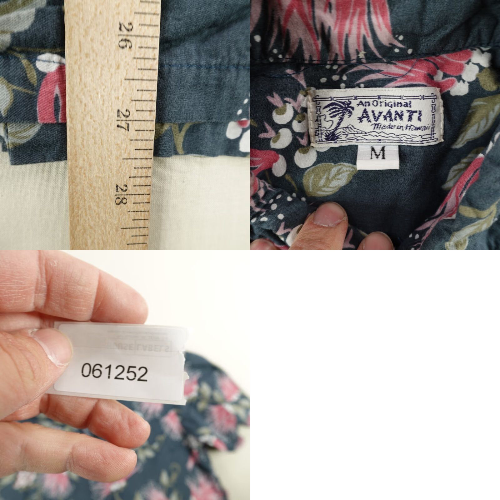 Vintage Vintage Avanti Hawaiian Shirt Men’s Medium Blue Pink Floral Button-Up Summer Beach Vacation Size US M / EU 48-50 / 2 - 8 Thumbnail