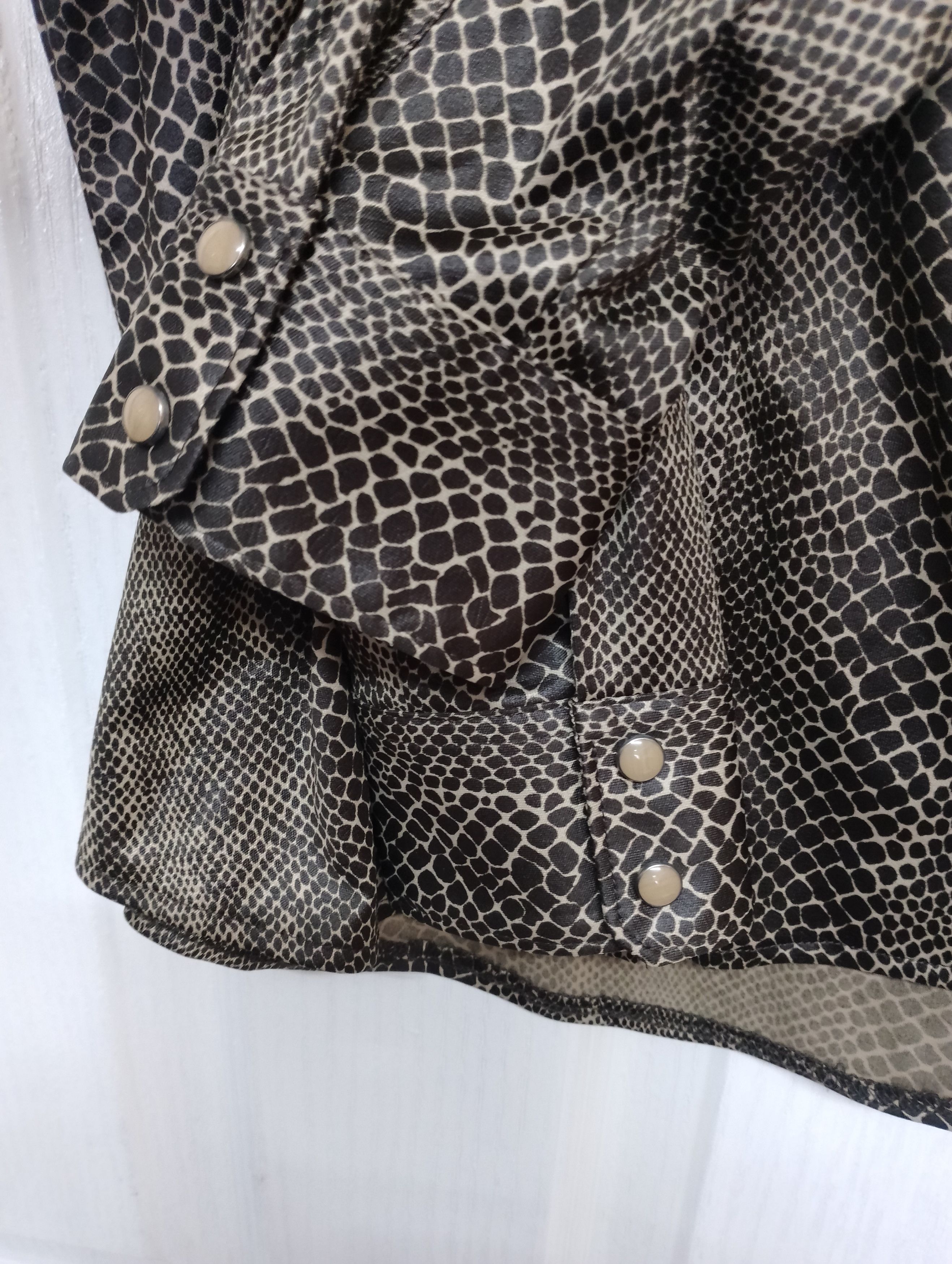 14th Addiction TORNADO MART Snake Skin Fullprint Button Tee Size US M / EU 48-50 / 2 - 5 Thumbnail