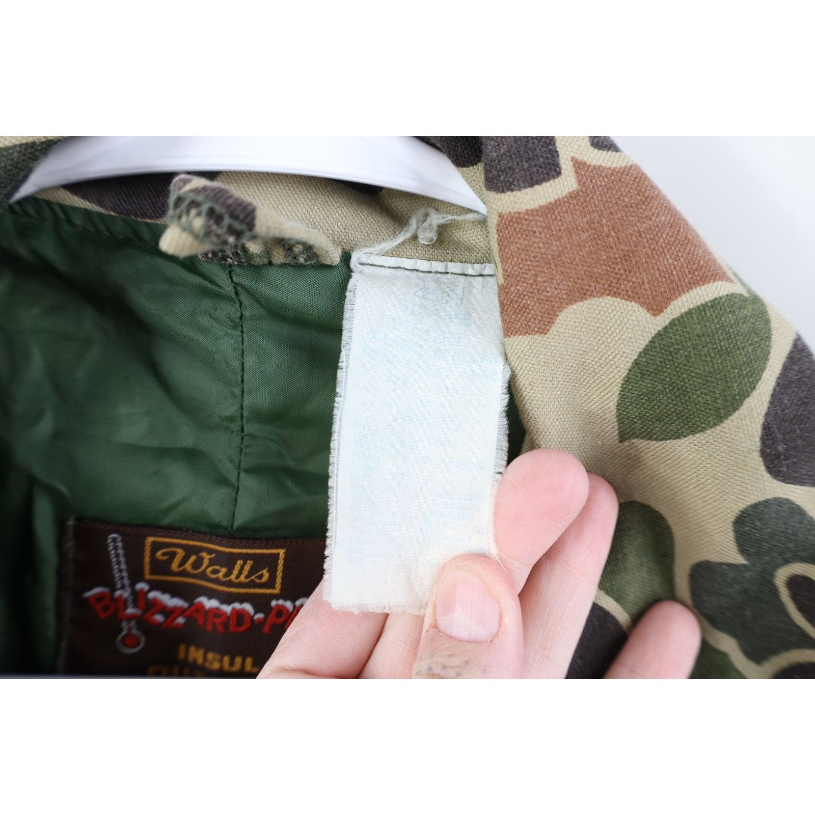 Vintage 70s 80s Walls Frogskin Camouflage Coveralls Bibs