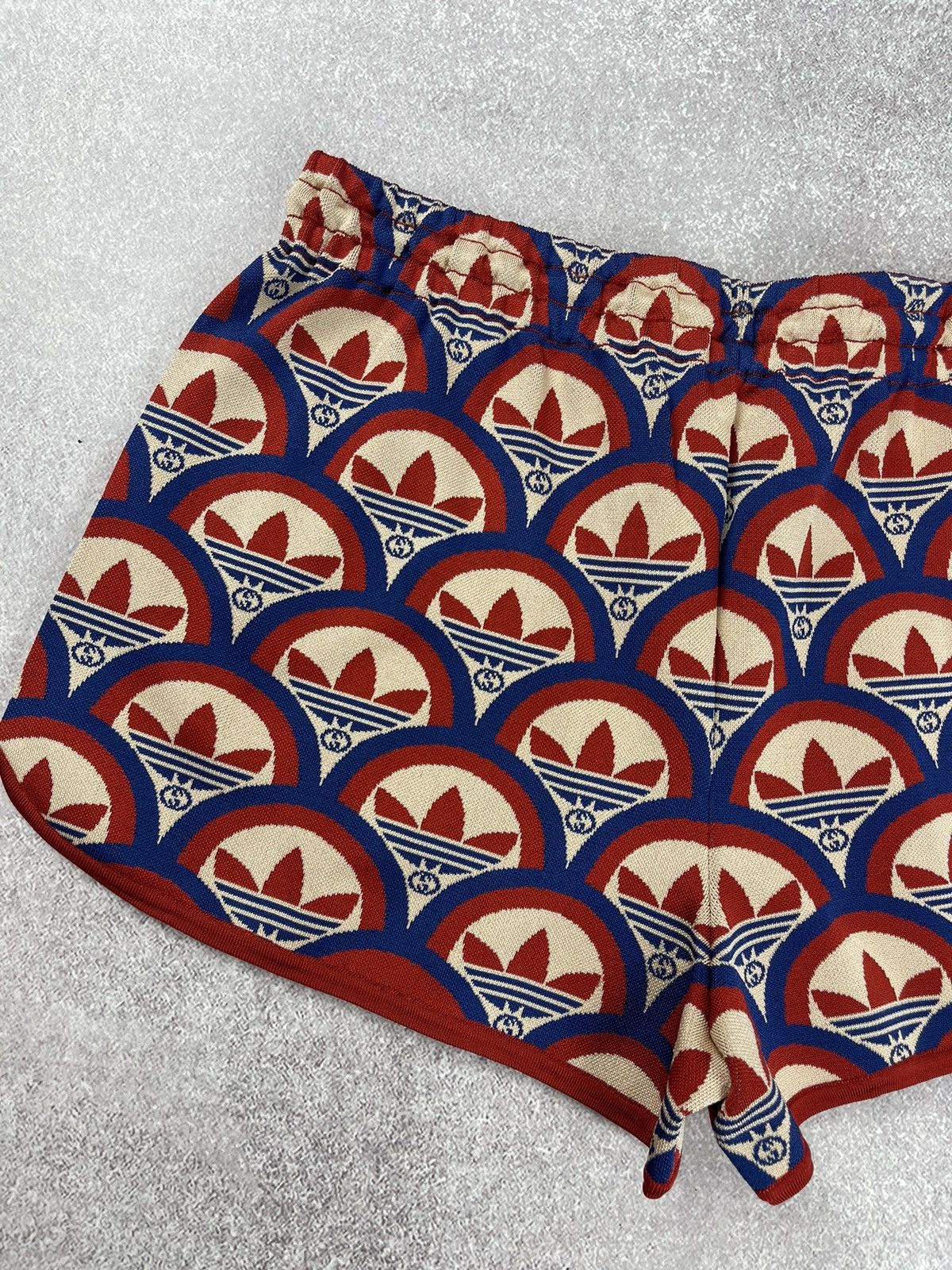 Gucci Adidas x Gucci Jacquard Shorts Red/Blue Size L Size 28" / US 6 / IT 42 - 11 Thumbnail