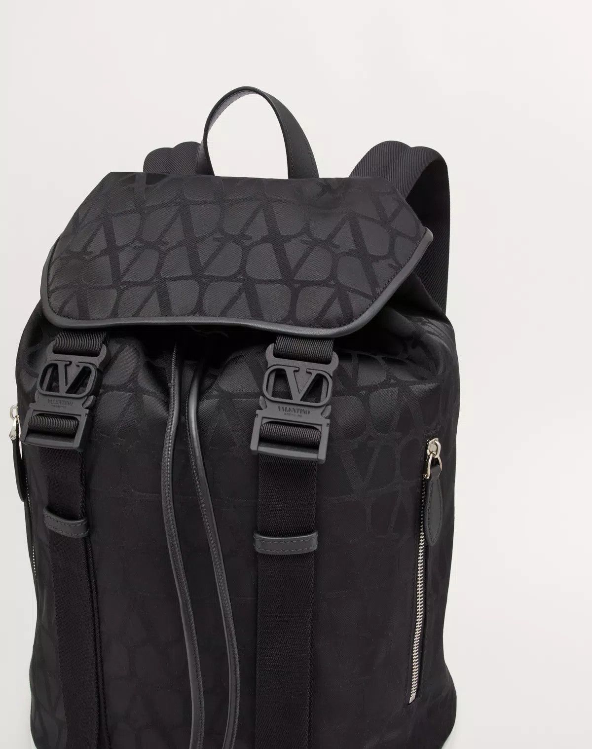 Valentino oc11z0725 Size: OS/Iconographe Nylon Backpack in Black Size ONE SIZE - 7 Thumbnail