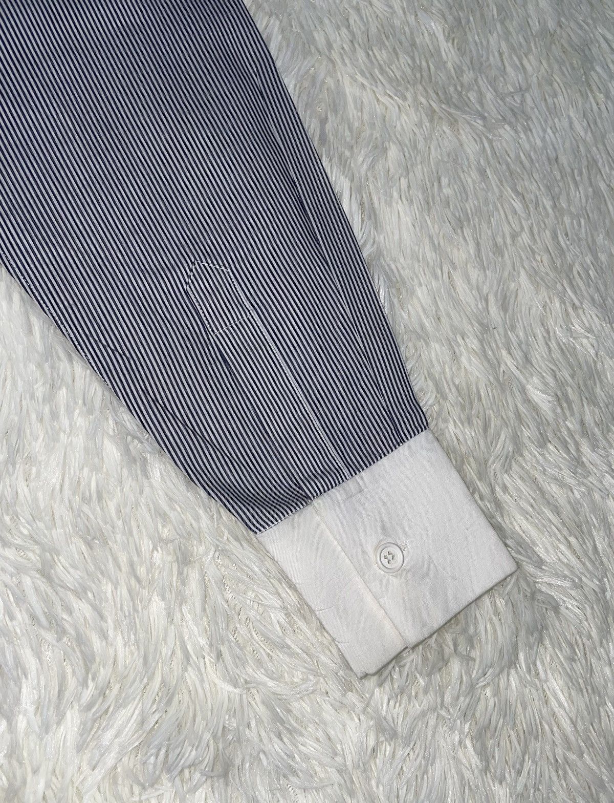 Fendi FENDI Pinstripes Button Down Cotton Shirt Size S / US 4 / IT 40 - 12 Thumbnail
