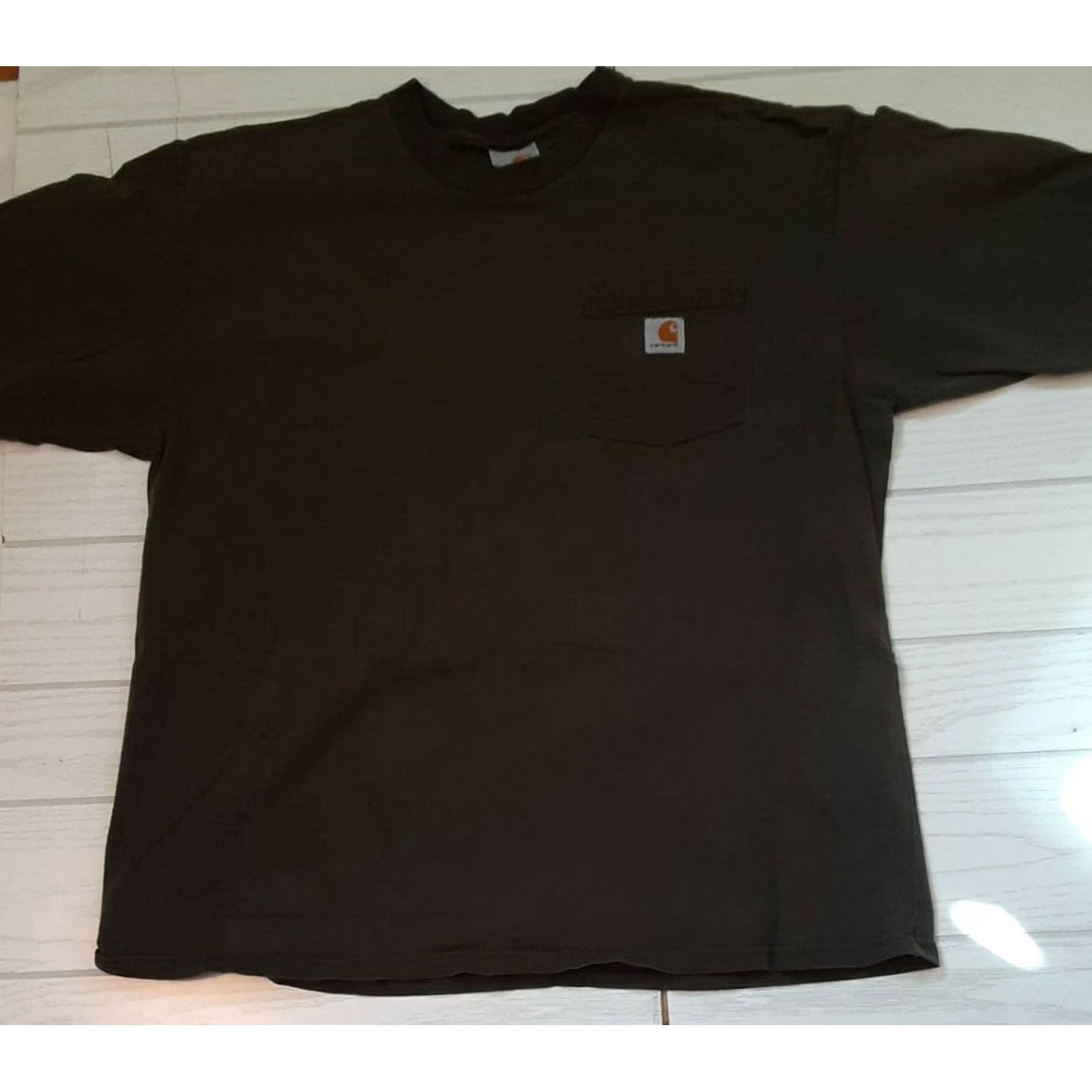 Carhartt VINTAGE Carhartt Shirt Green Adult Large pocket rugged 90s Mens Size US L / EU 52-54 / 3 - 2 Thumbnail