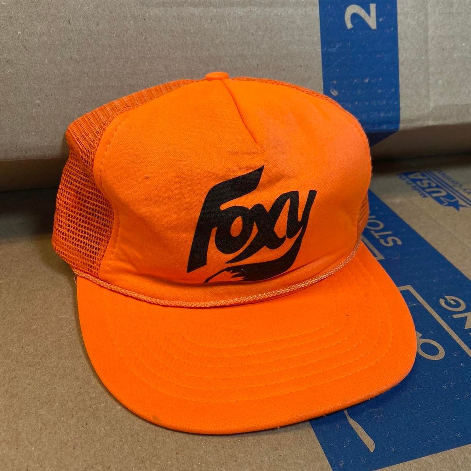 Starter 80s foxy orange trucker hat Size ONE SIZE - 4 Thumbnail