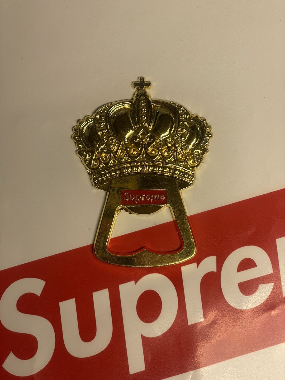 Supreme × Vintage Supreme Gold Crown Bottle Opener FW13 Size ONE SIZE - 2 Thumbnail