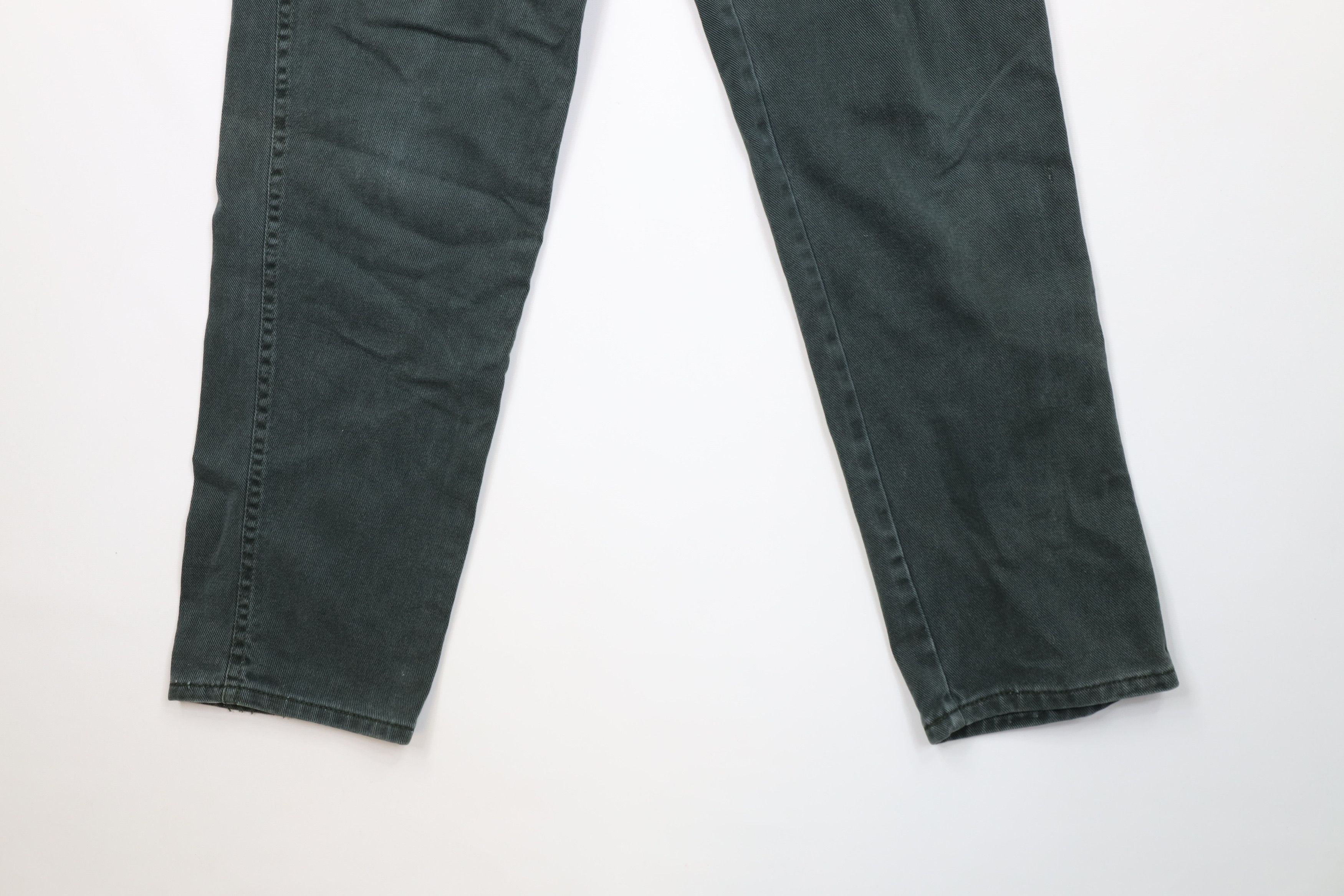 Vintage Vintage 90s Streetwear Straight Leg Denim Jeans Green USA Size US 30 / EU 46 - 4 Thumbnail