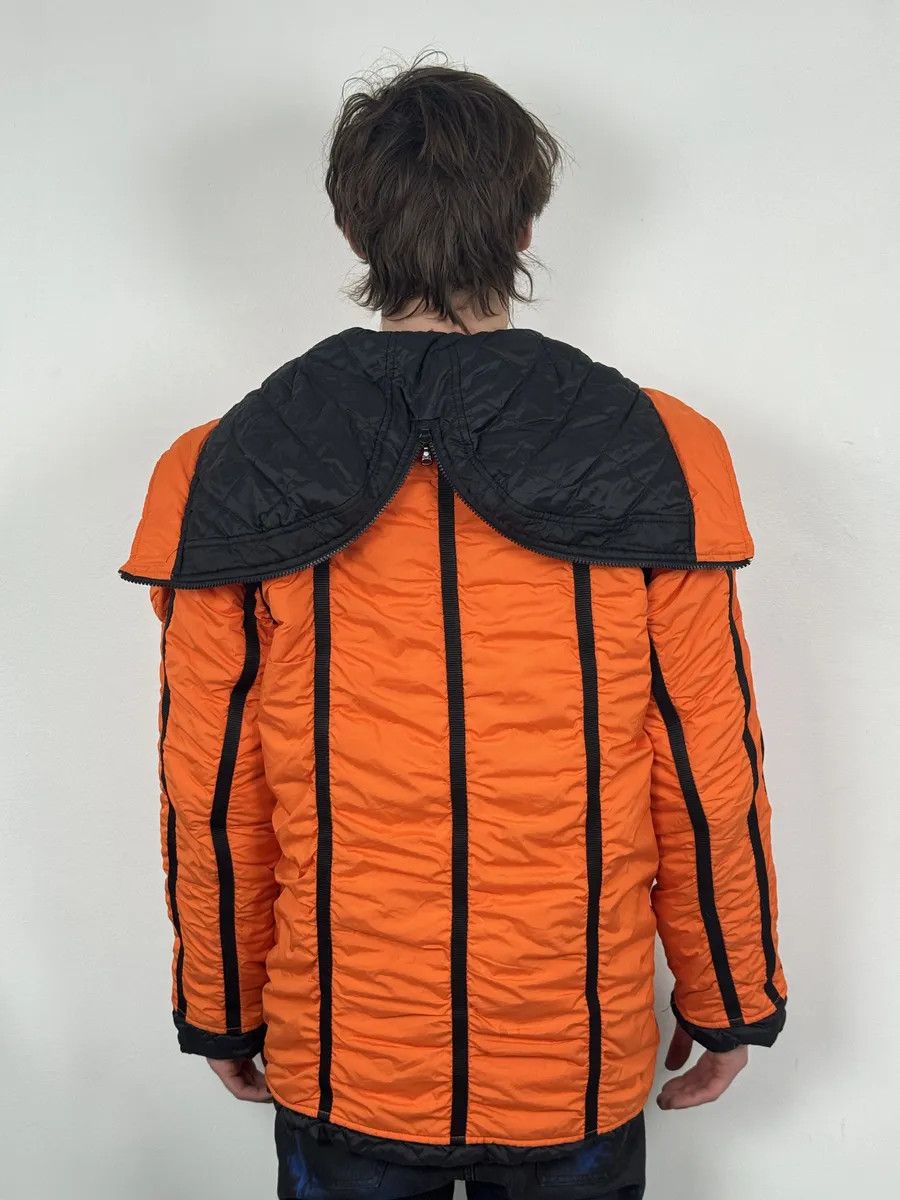 Dolce & Gabbana AW2003 Dolce & Gabbana Orange & Black Lined Ultra Hooded Size US M / EU 48-50 / 2 - 6 Thumbnail