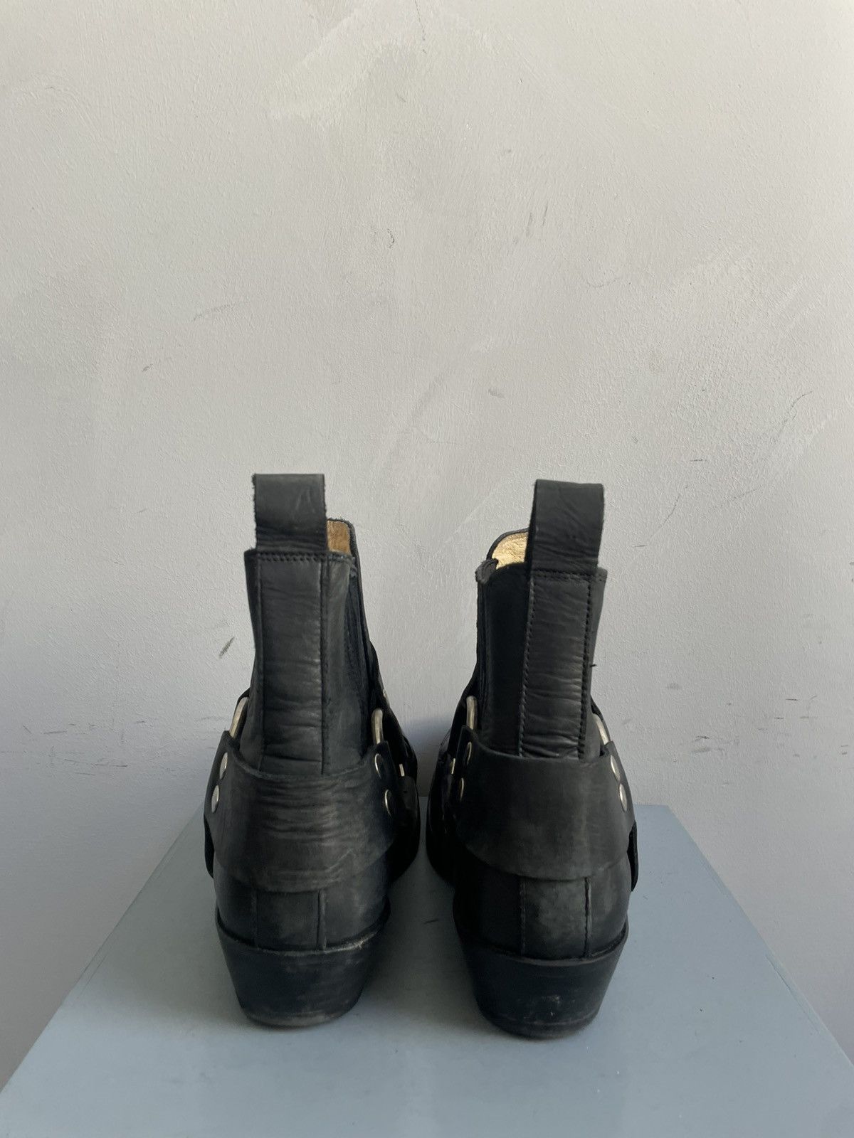Harley Davidson Retro flames boots western Ankle moto harley davidson style Size US 9 / IT 39 - 5 Thumbnail