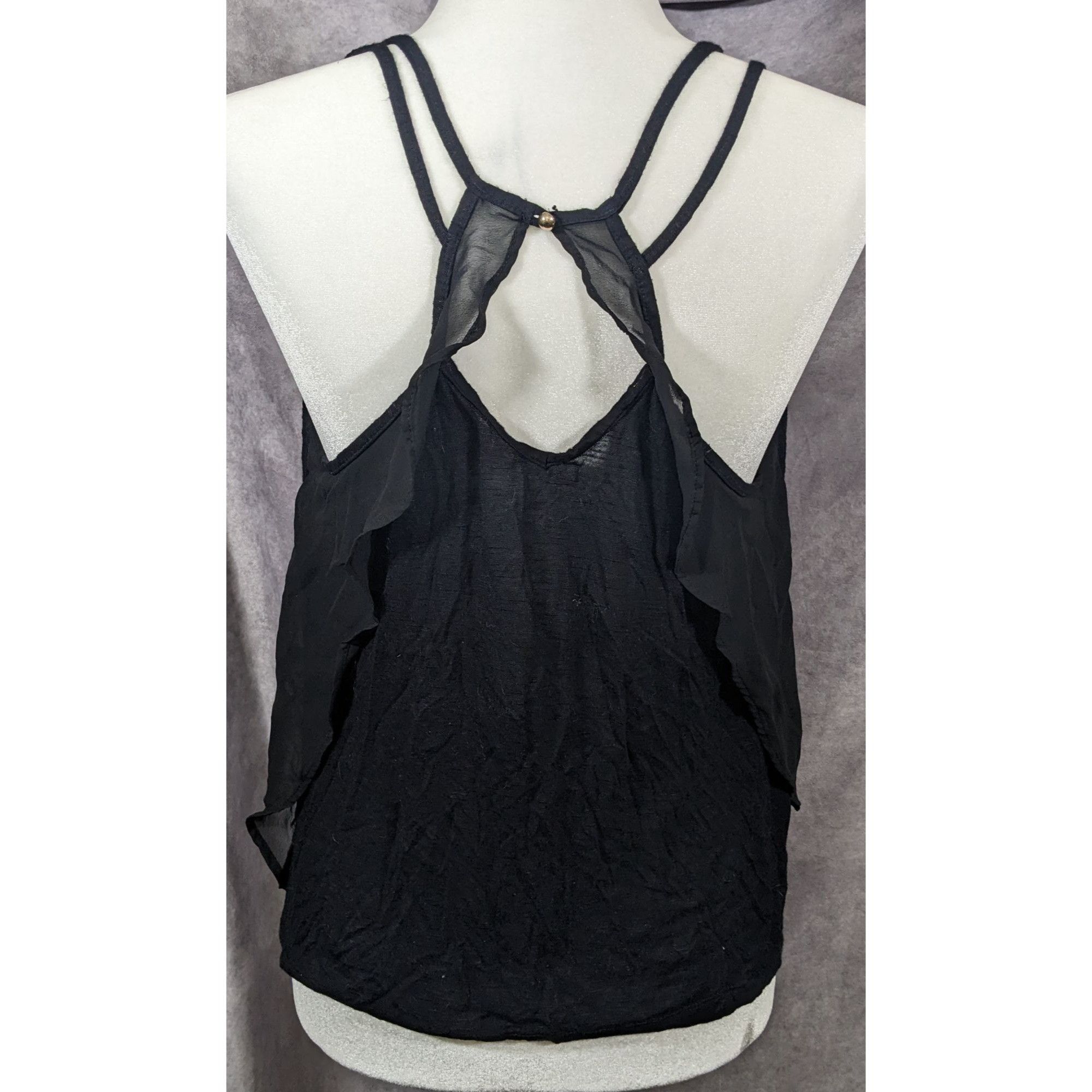 Other Black Retro Slouchy Strappy Top by Candies Size S / US 4 / IT 40 - 5 Thumbnail
