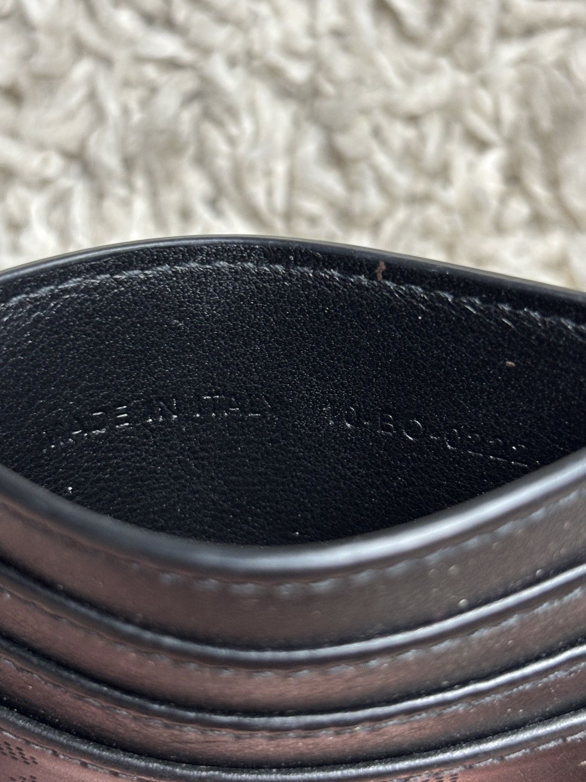 Dior Dior Oblique Perforated Leather Card Holder Wallet Size ONE SIZE - 6 Thumbnail