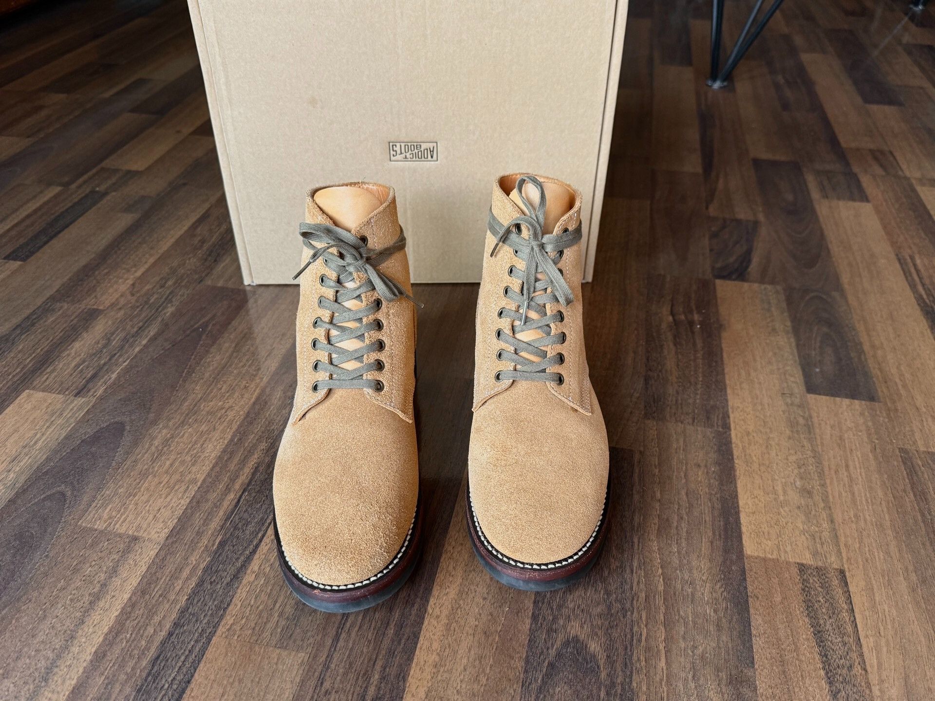 ADDICT ADDICT BOOTS AB-06SS Suede Leather Boots Size US 9 / EU 42 - 1 Thumbnail