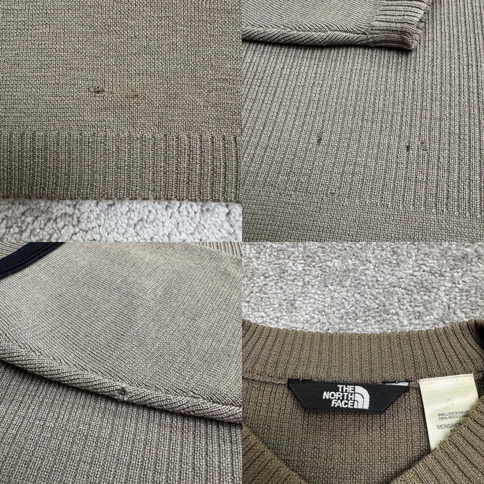 The North Face VINTAGE The North Face Wool Sweater Mens Medium Brown V-Neck Pullover Size US M / EU 48-50 / 2 - 8 Thumbnail