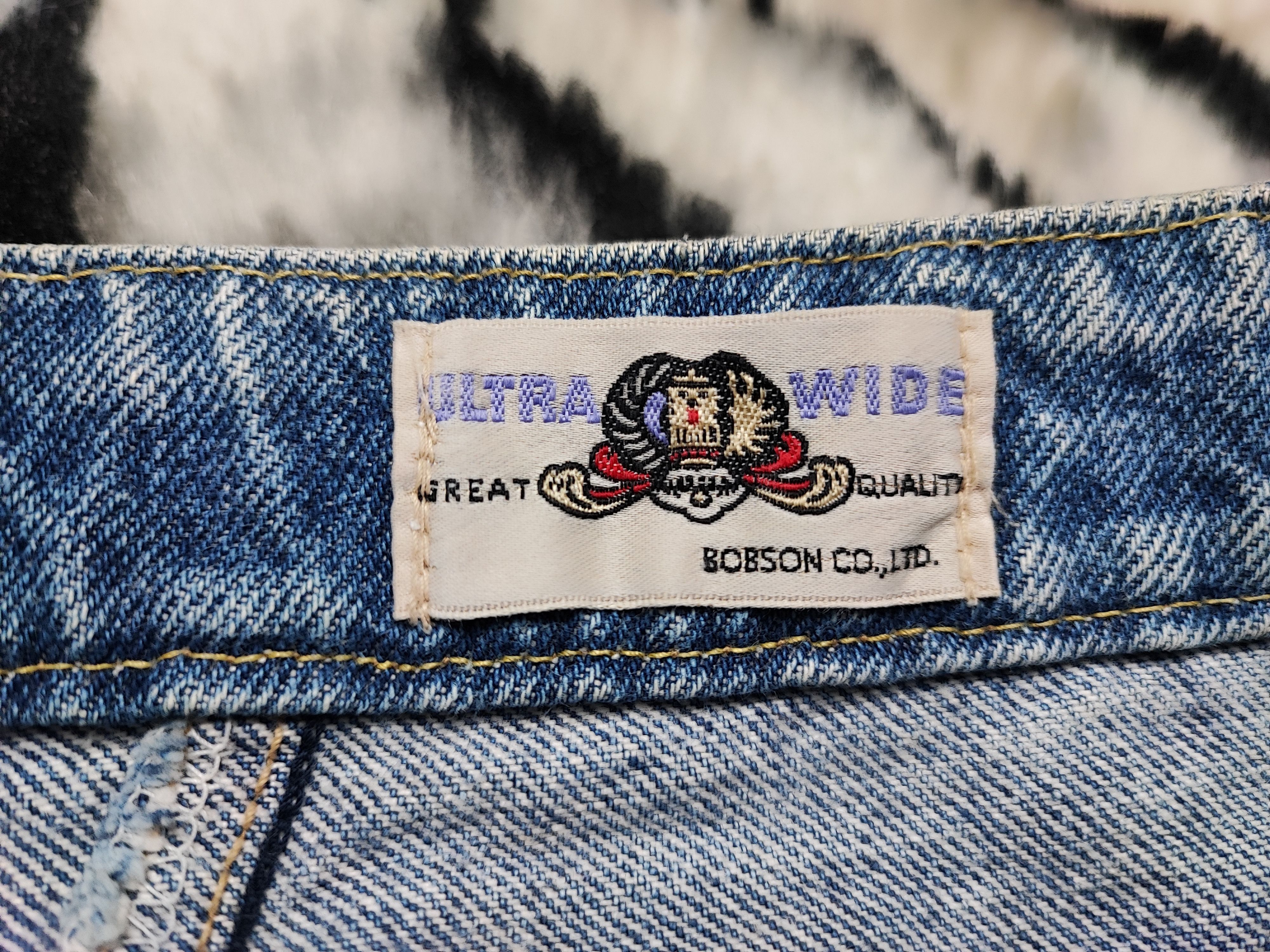 Japanese Brand Bobson Vintage Ultra Wide Jeans Size US 28 / EU 44 - 9 Thumbnail