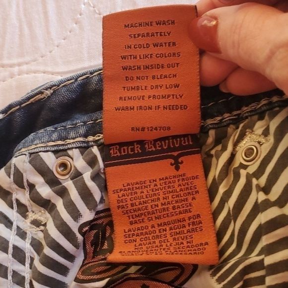 Rock Revival Rock Revival Eilis Easy Boot Stretch Sz. 28 Blue Jeans Size 28" / US 6 / IT 42 - 7 Thumbnail