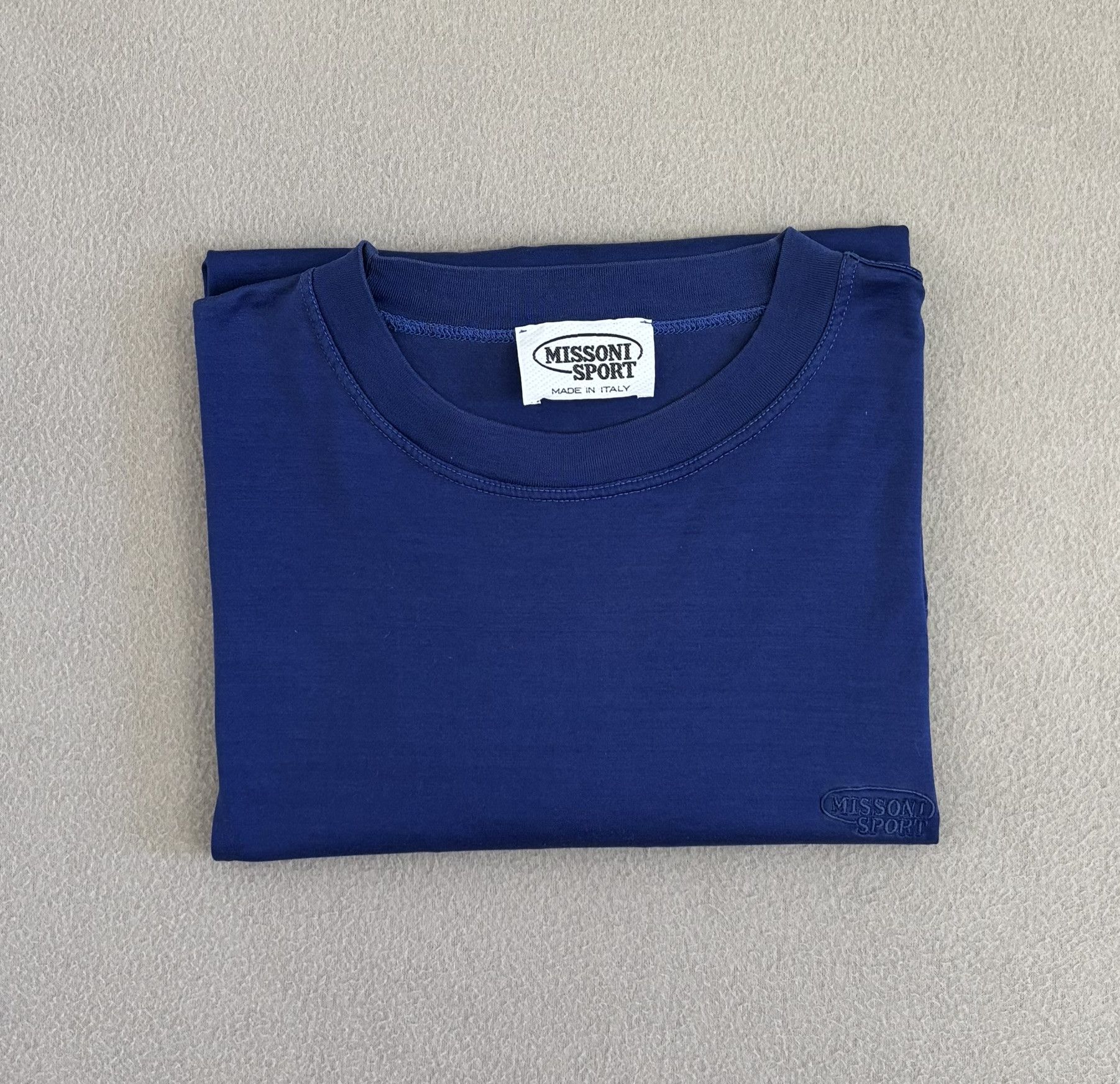 Missoni Missoni Sport T-Shirt Blue Navy Large Size US L / EU 52-54 / 3 - 14 Thumbnail