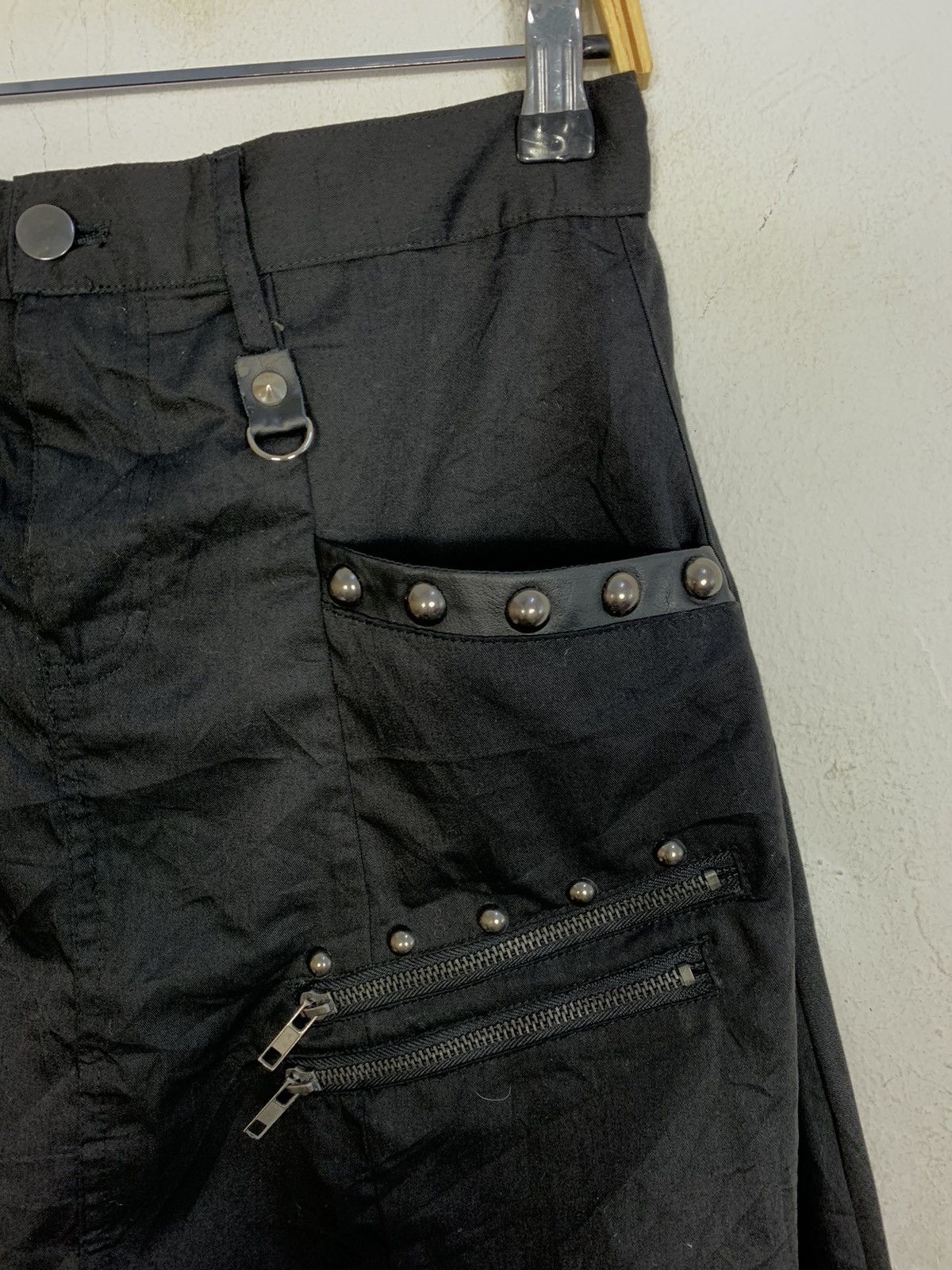 Japanese Brand × Seditionaries Hype Bondage Baggy Low Rise Multipockets Pant Cyber Punk Size US 29 - 5 Thumbnail