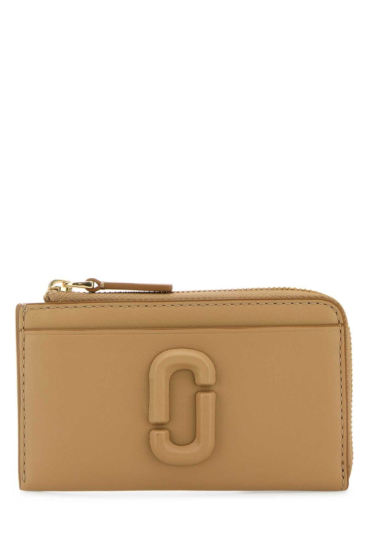 Marc Jacobs Camel Leather Card Holder Size ONE SIZE - 1 Thumbnail
