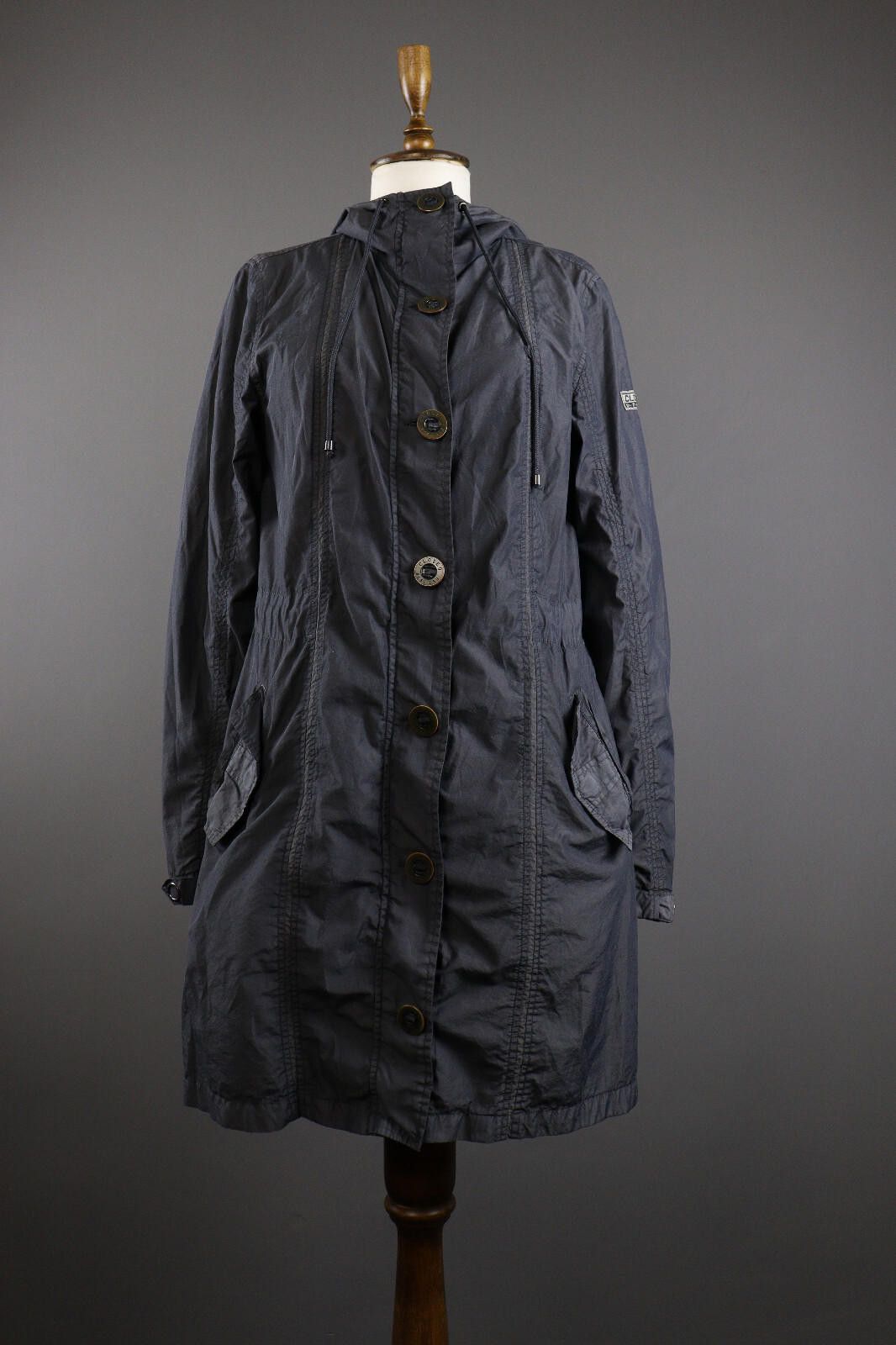 CLOSED Ladies Closed Button Down Nylon Hooded Parka Jacket Size M Size M / US 6-8 / IT 42-44 - 1 Thumbnail