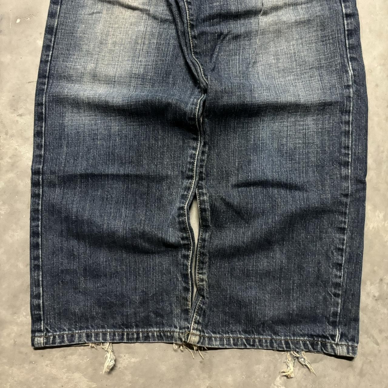 Calvin Klein × Vintage Crazy Vintage Y2K/2000s Grunge Faded Dark Wash Calvin Klein Denim Jeans! Size US 34 / EU 50 - 6 Thumbnail