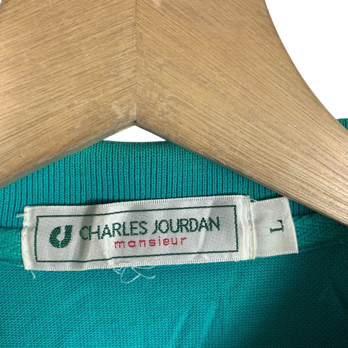 Charles Jourdan Vintage CHARLES JOURDAN MONSIEUR Plain Polo Tee Shirt Top Size US L / EU 52-54 / 3 - 7 Thumbnail