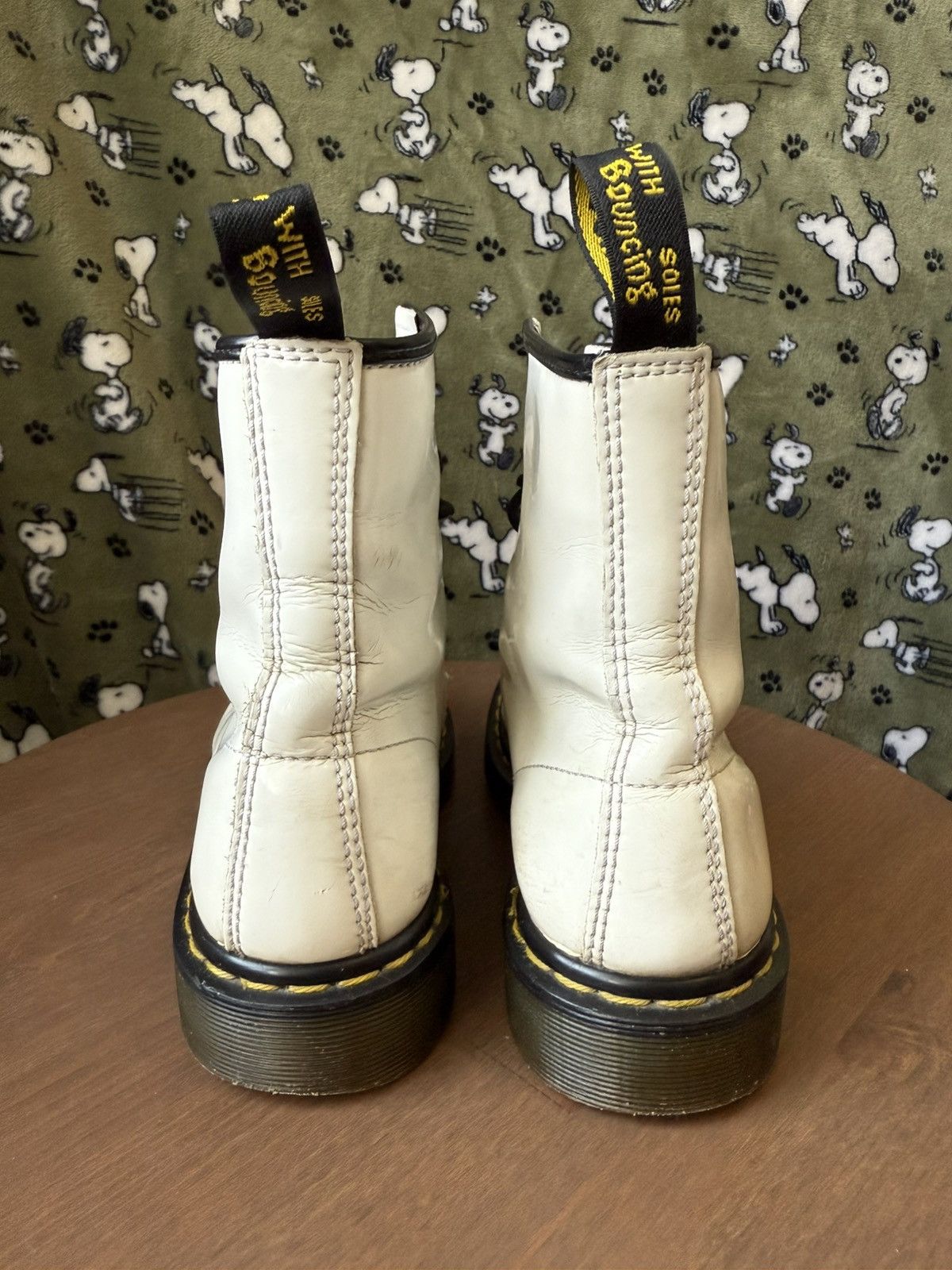 Dr. Martens Dr. Martens 1460 White Boots Size US 7.5 / IT 37.5 - 5 Thumbnail