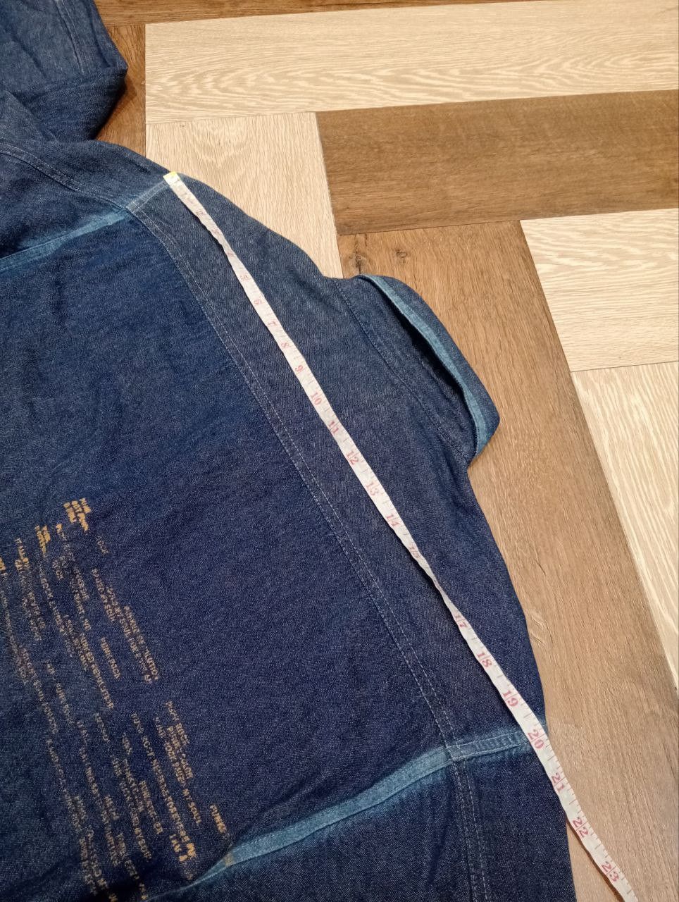 Japanese Brand JAPANESE NYLAUS JEANS LONDON CALLING BLUE DENIM SHIRT Size US L / EU 52-54 / 3 - 12 Thumbnail