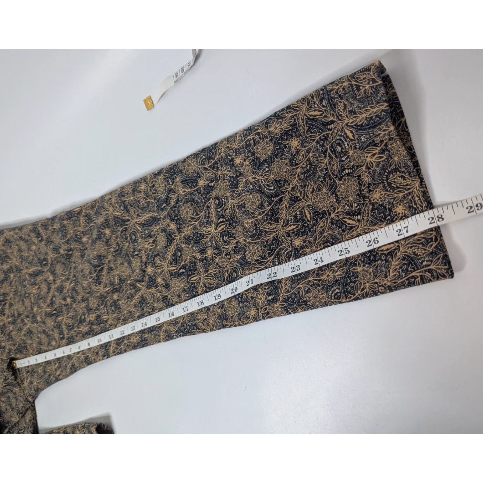 Soft Surroundings Soft Surroundings Pants Skinn y Ankle Small Floral Pull On Multicolor 90s? Size 28" / US 6 / IT 42 - 5 Thumbnail