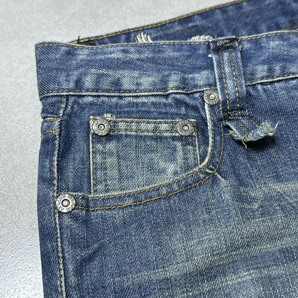 Replay 00s Replay Floral Bird Embroidery Straight Jeans Size 30" / US 8 / IT 44 - 6 Thumbnail