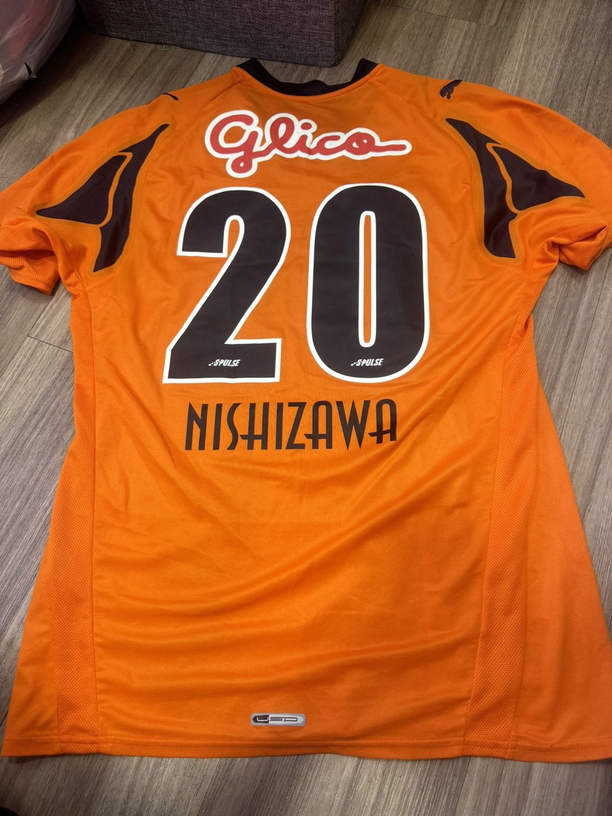 Puma S-pulse 2007 home shirt #20 Nishizawa (Bnwt) Size US M / EU 48-50 / 2 - 2 Thumbnail