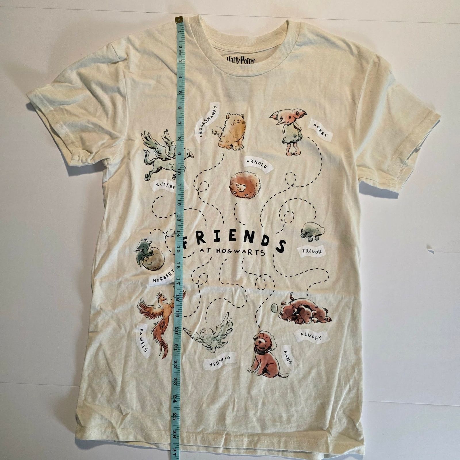 Other Harry PotterHogwarts T Shirt Small Cream Wizard Animals Tee Size S / US 4 / IT 40 - 2 Thumbnail