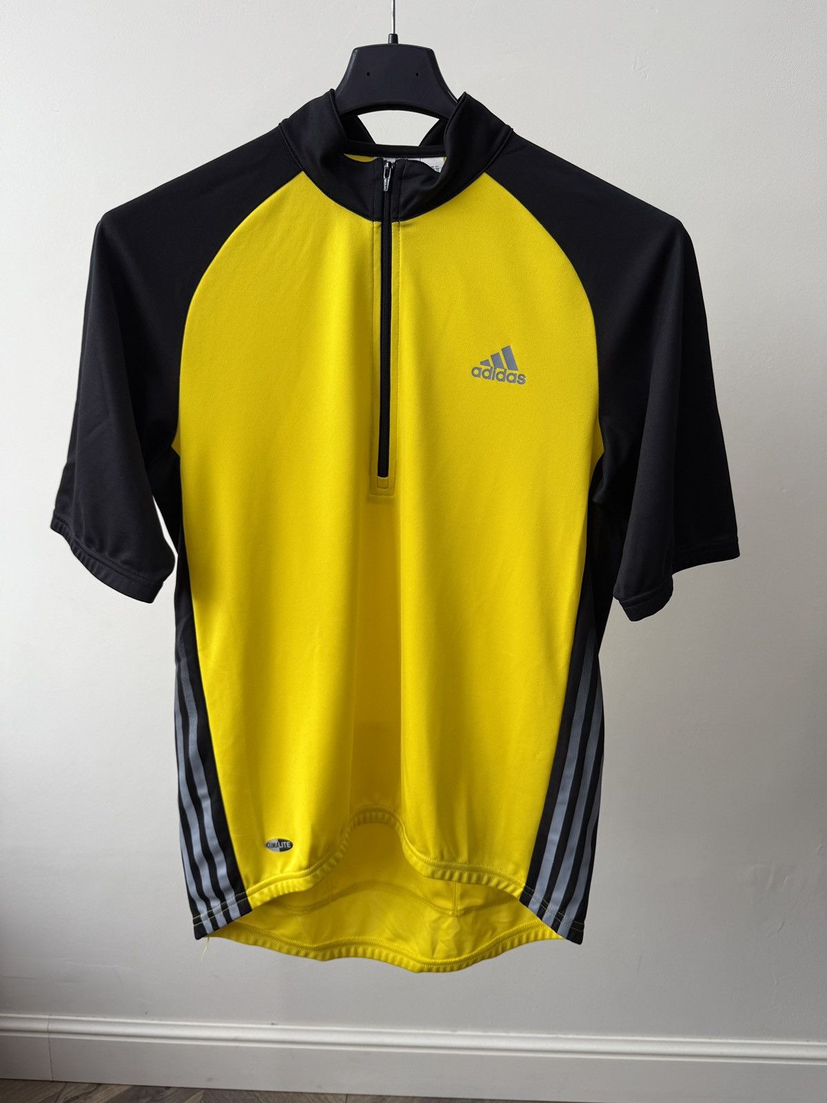 Adidas Vintage Adidas Cycling Jersey T-Shirt Yellow Size US M / EU 48-50 / 2 - 3 Thumbnail