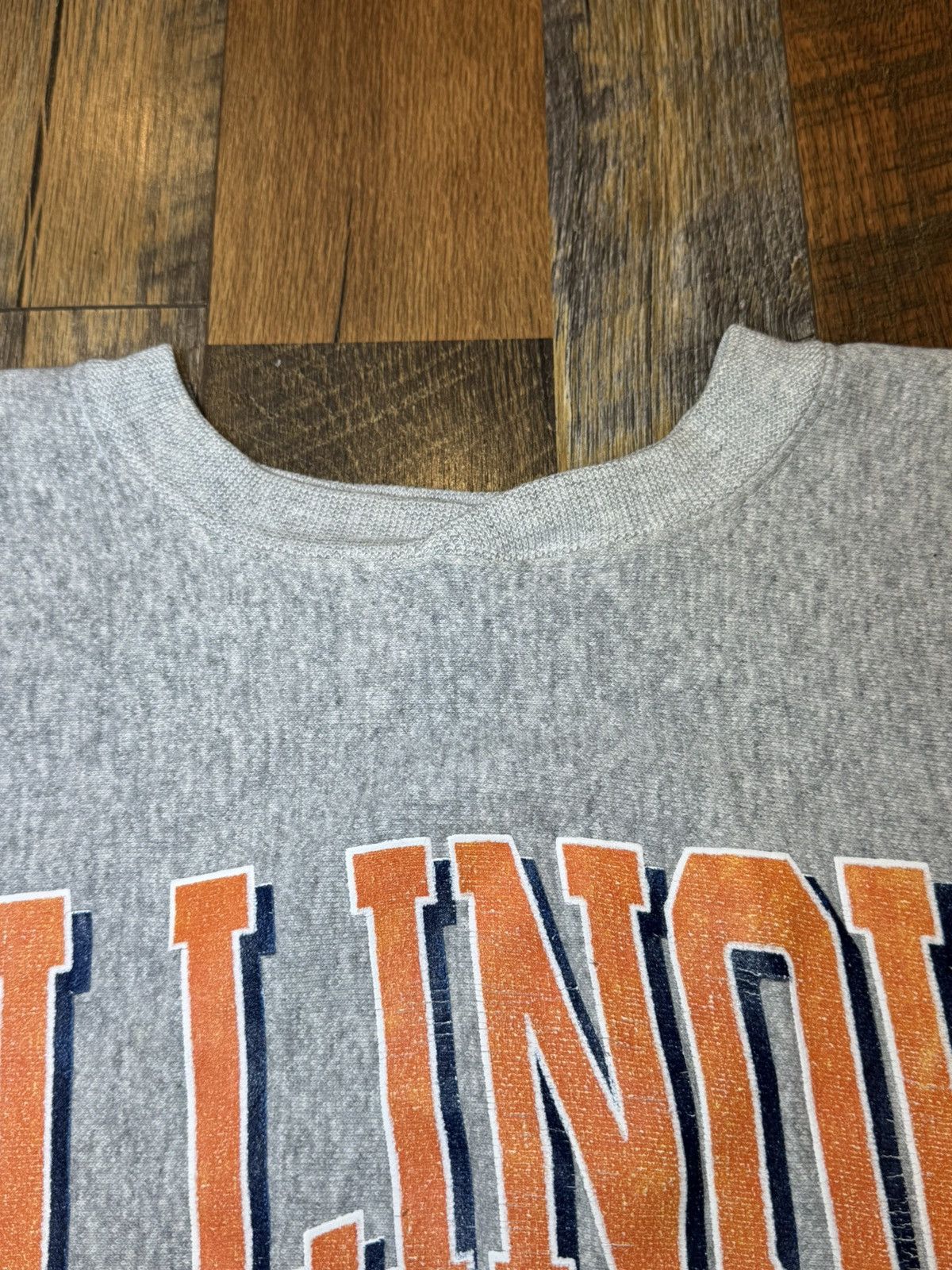 Hanes Vintage 80’s Hanes Beefy University of Illinois Crewneck Size US L / EU 52-54 / 3 - 5 Thumbnail