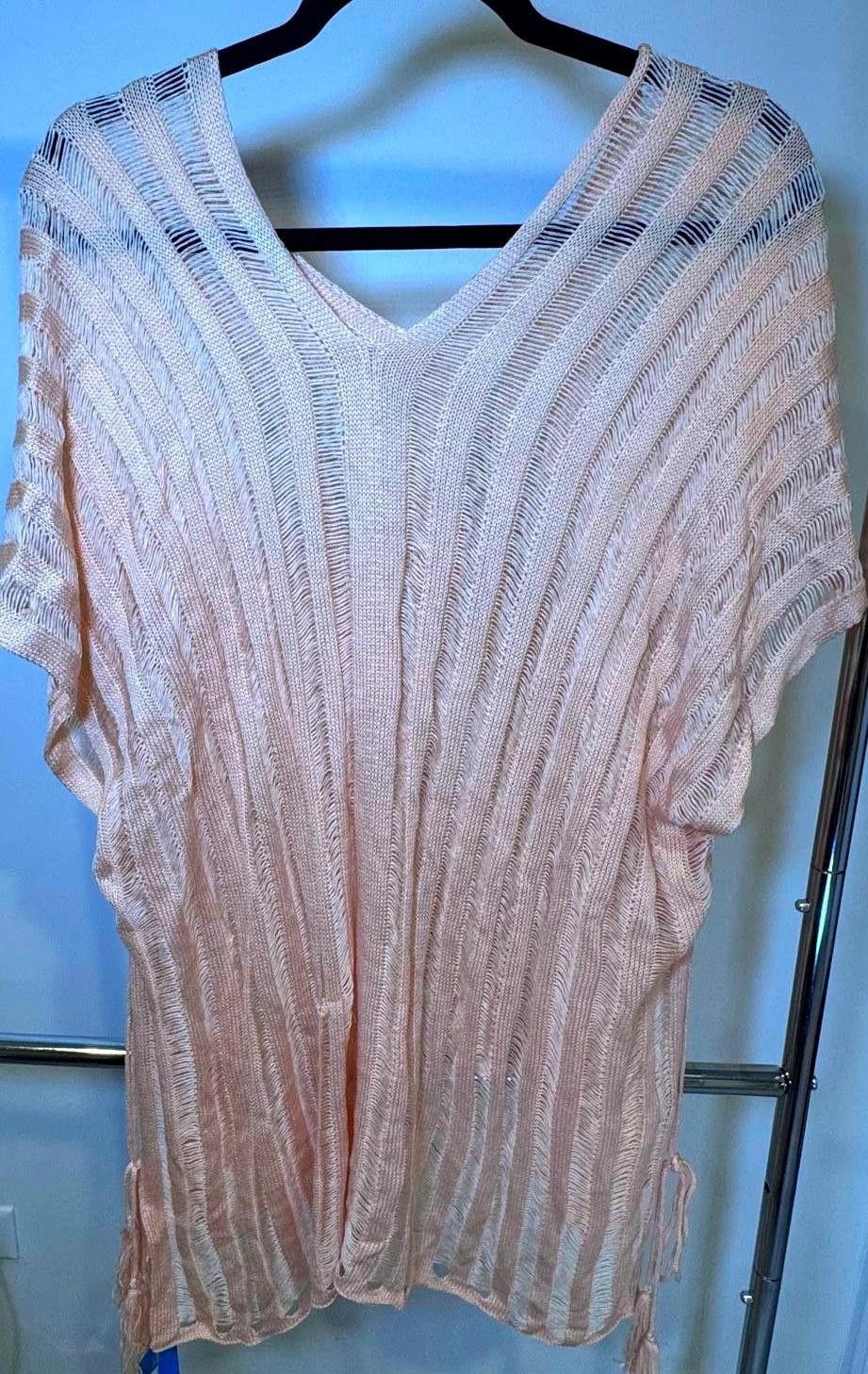 Designer CUPSHE Lightweight Sheer Swim Coverup Size ONE SIZE - 2 Thumbnail