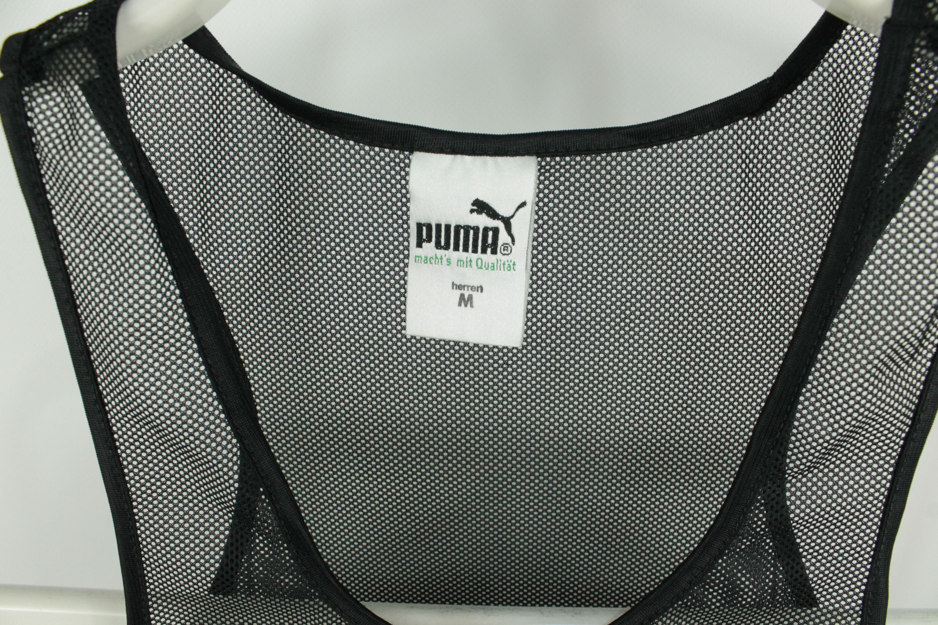 Puma Vintage 80s PUMA Mesh Tank Top Made in W-Germany Size US L / EU 52-54 / 3 - 7 Thumbnail