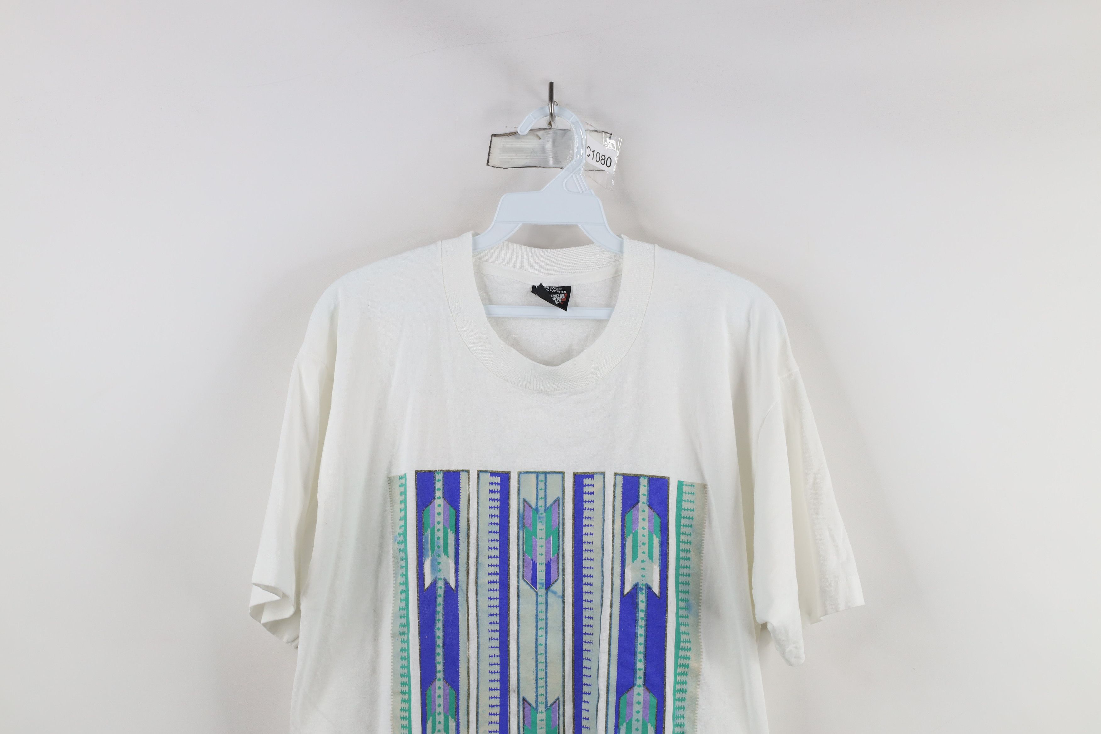 Vintage Vintage 90s Streetwear Arizona Southwestern Arrow T-Shirt Size US L / EU 52-54 / 3 - 2 Thumbnail