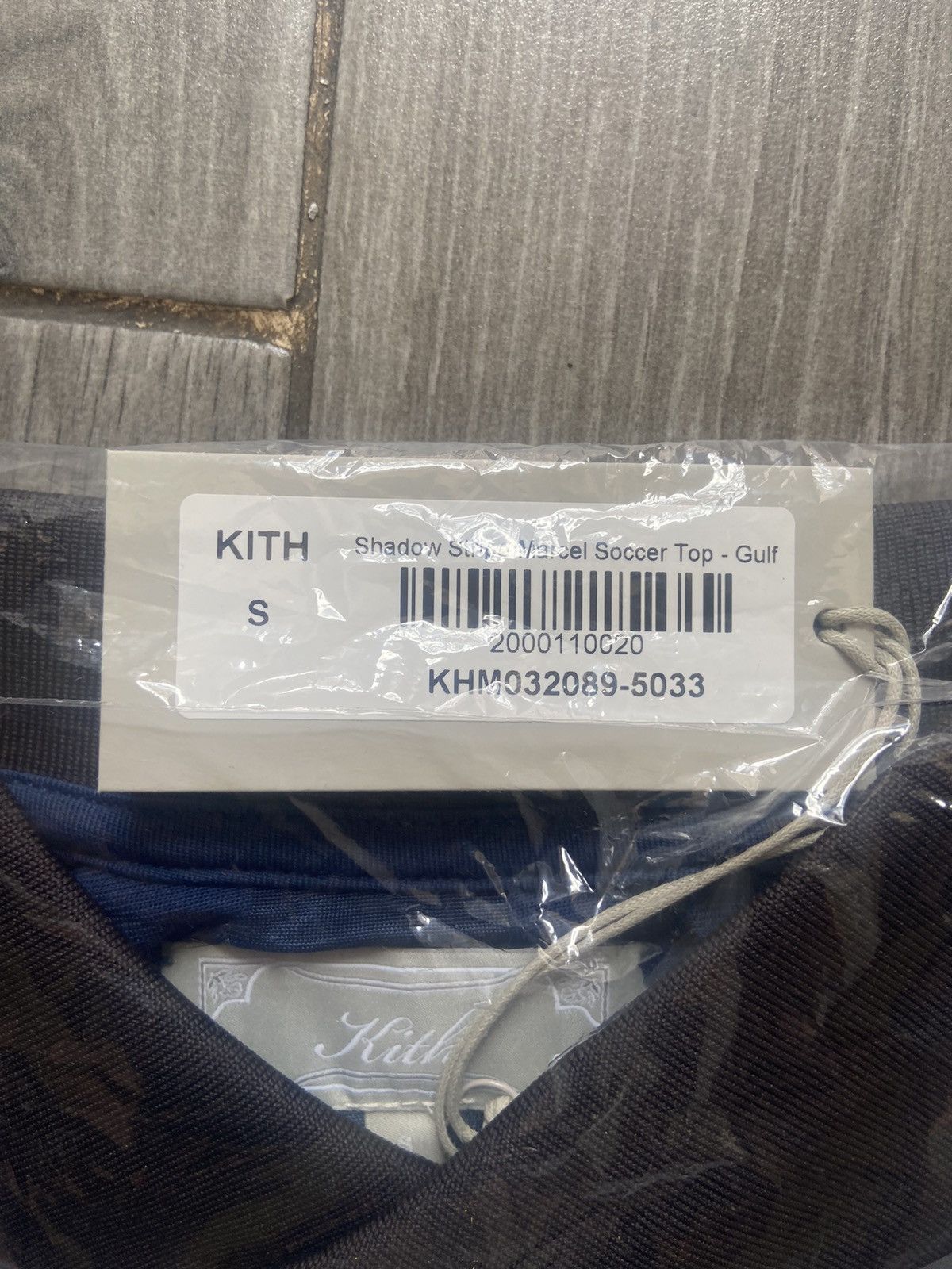 Kith Kith Shadow Stripe Marcel Soccer Jersey size Small Gulf Size US S / EU 44-46 / 1 - 4 Thumbnail