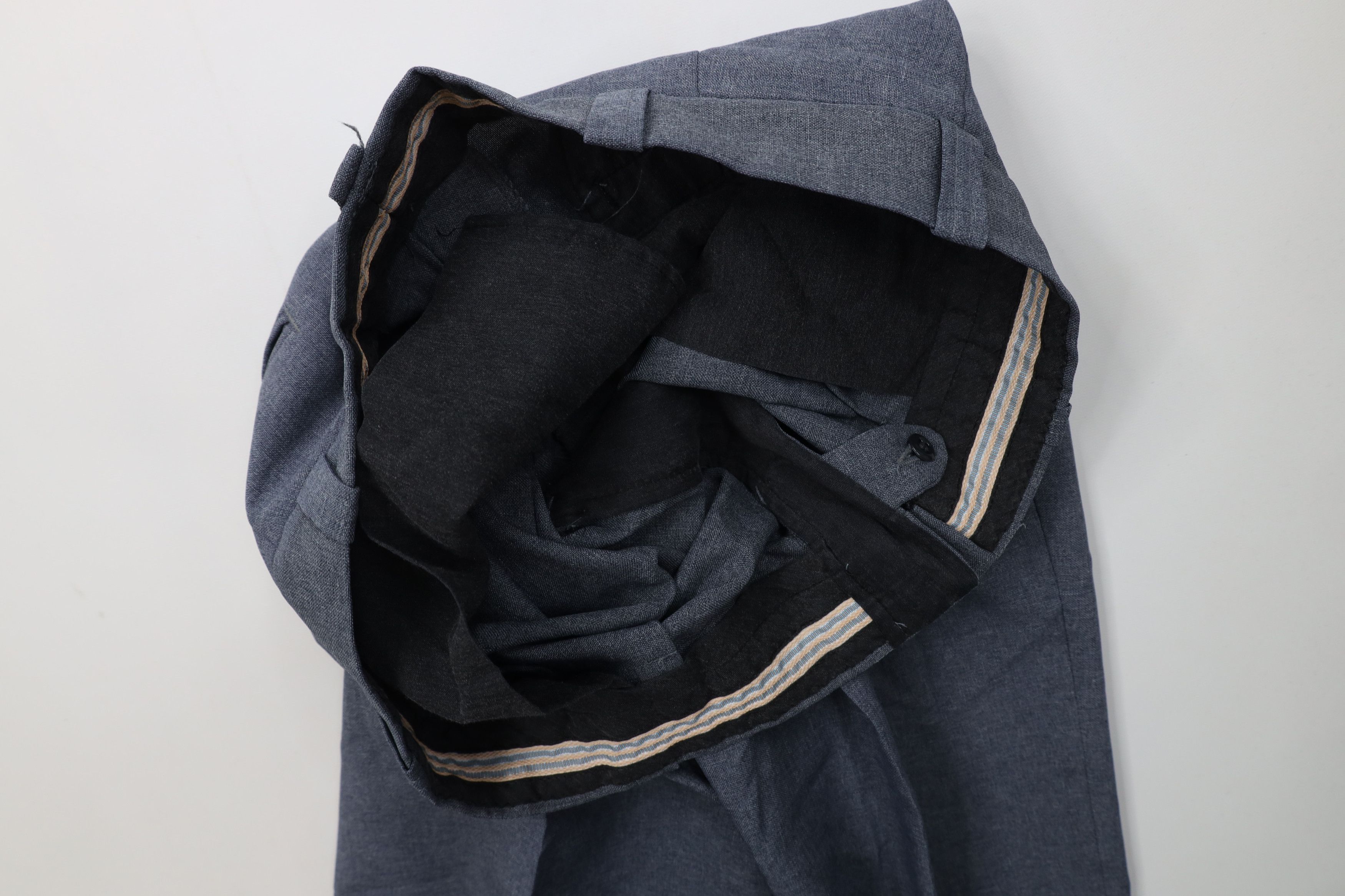 Vintage Vintage 90s Streetwear Knit Flared Wide Leg Chino Pants USA Size US 38 / EU 54 - 7 Thumbnail