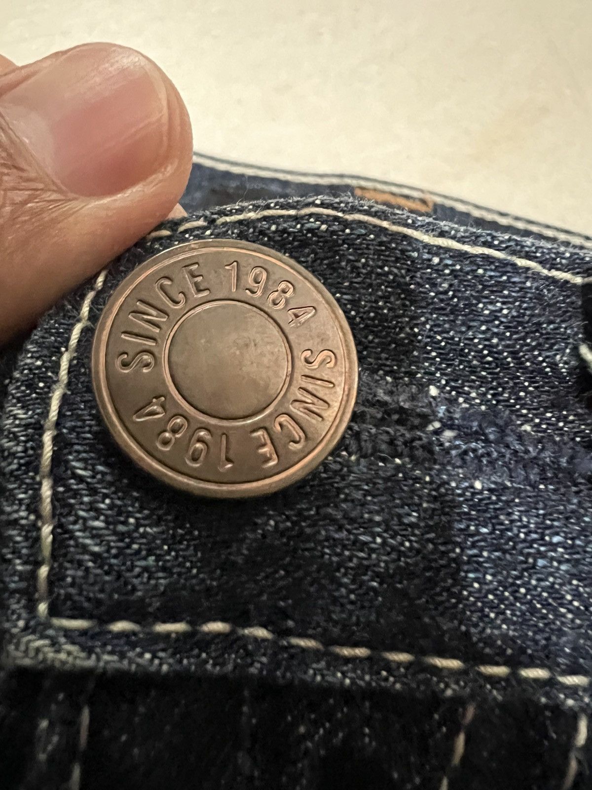 If Six Was Nine × Uniqlo 🌈2000s UNIQLO JEANS FOR MEN BOOTCUT WASHED Size US 30 / EU 46 - 11 Thumbnail