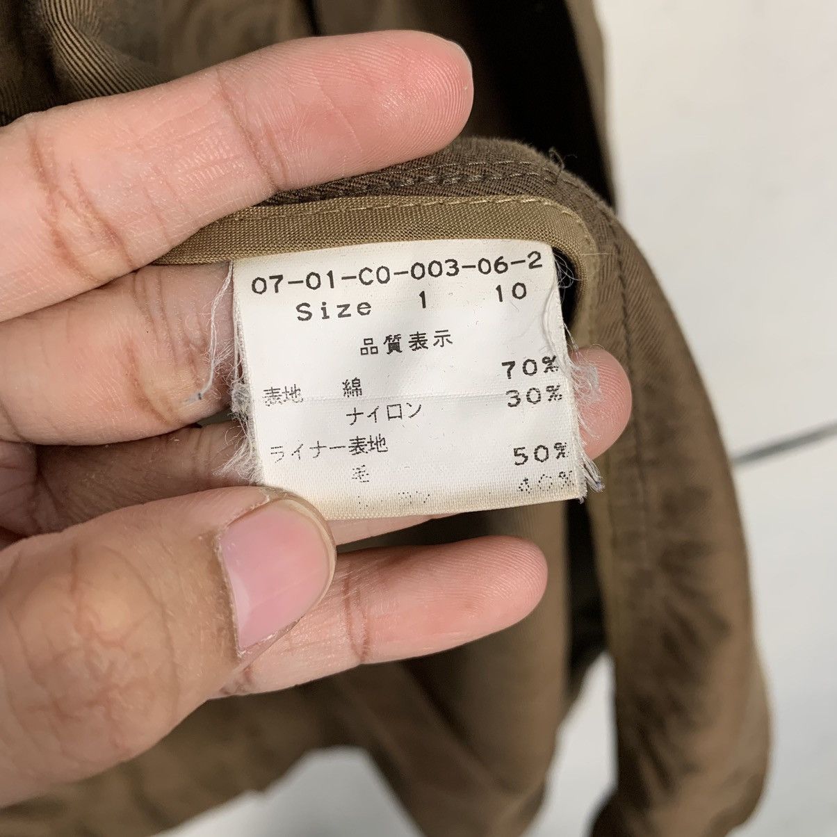 Japanese Brand Japanese Brand Nombre Impair Double Breasted Trench Coat Size S / US 4 / IT 40 - 15 Thumbnail