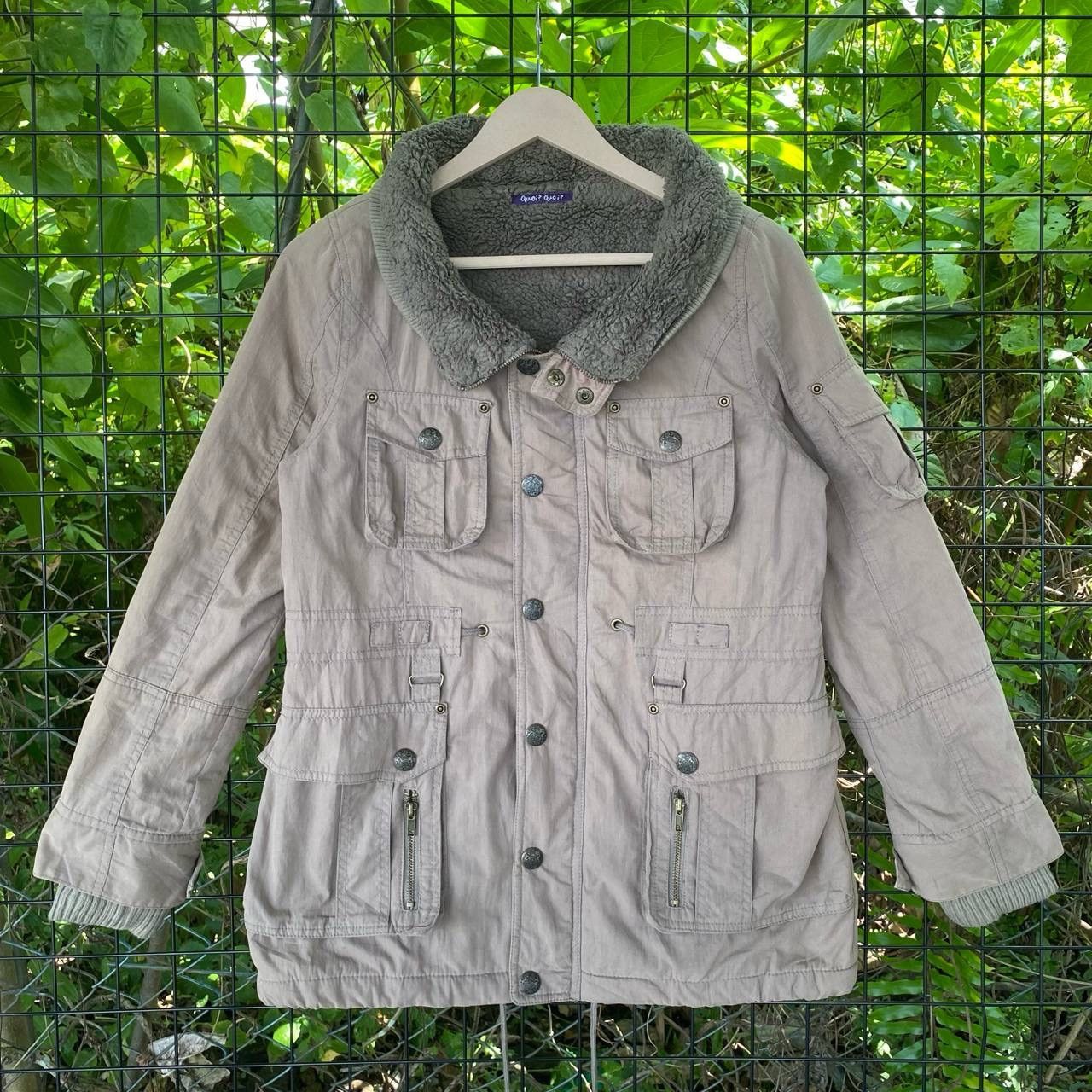 Japanese Brand × Vintage Vintage quoi?quoi? Multi Pocket Cargo Jacket Size M / US 6-8 / IT 42-44 - 2 Thumbnail