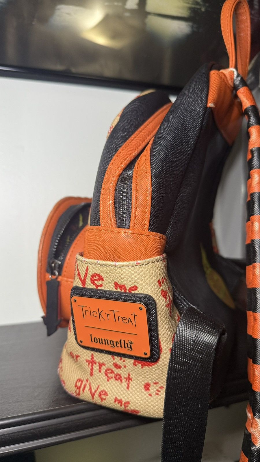 Other Rare Y2K Loungefly Trick ‘R Treat Pumpkin Head Mini Backpack Size ONE SIZE - 6 Thumbnail