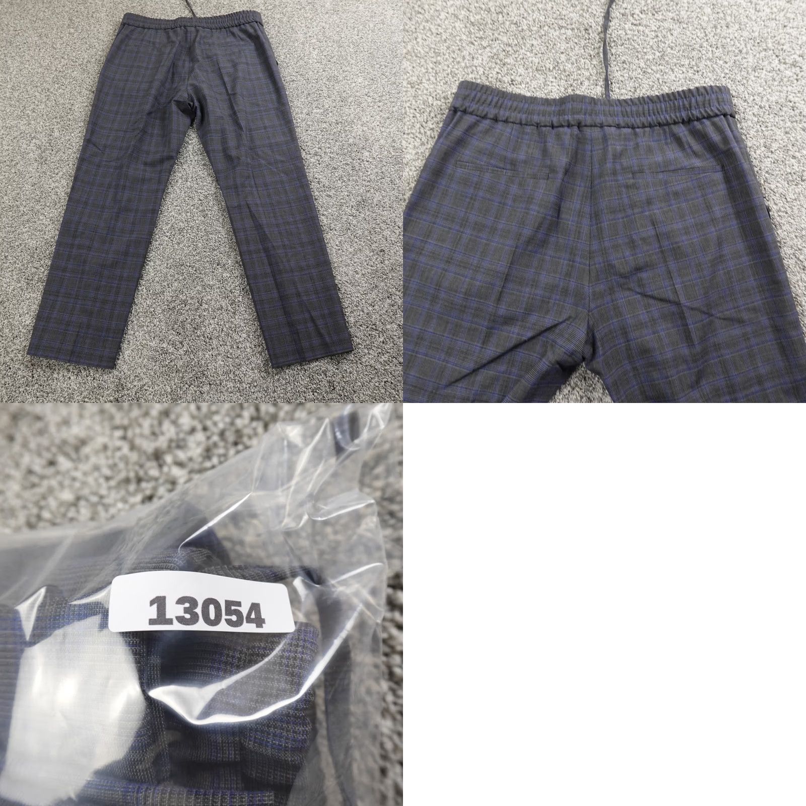 Vintage Hugo Boss Pants Mens 34X28 Gray Wool Chino Trouser Slacks Drawstring Stretch Dress Pants Regular Mens 34 Gray Front Flat Pocket Wool/Polyester/Spandex Size US 34 / EU 50 - 9 Thumbnail
