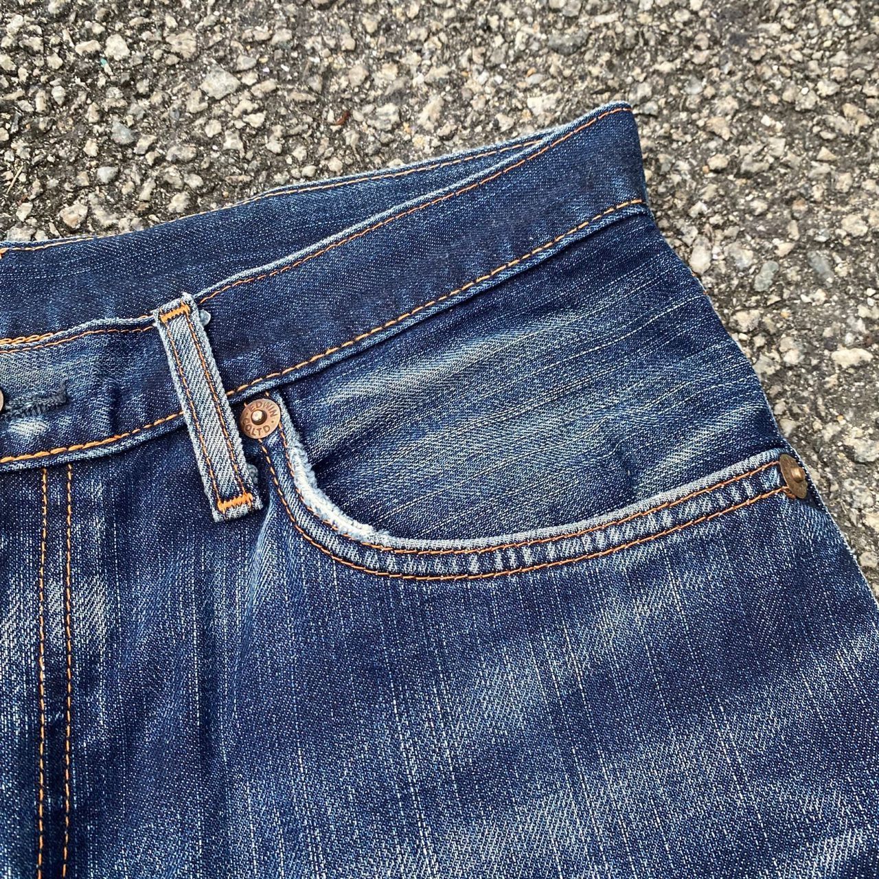 Edwin Vintage Edwin Distressed Denim Size US 31 - 11 Thumbnail