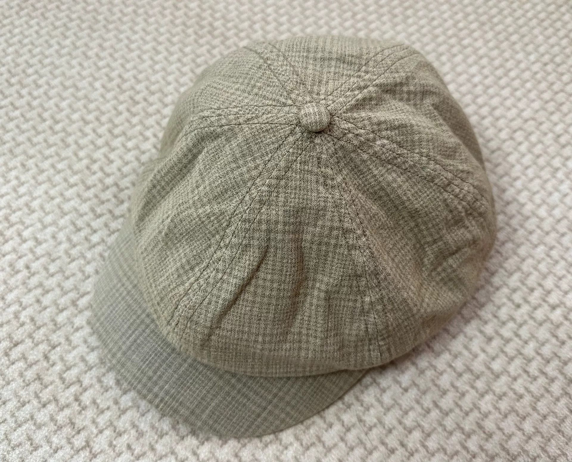 RRL Ralph Lauren RRL 2012 Gray Check Newsboy Cap Size ONE SIZE - 1 Thumbnail