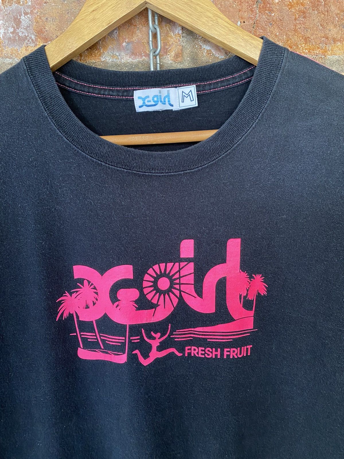 20471120 × Hysteric Glamour × Japanese Brand Vtg Made in Japan X-Girl Fresh Fruits tee hawaii Size US M / EU 48-50 / 2 - 3 Thumbnail