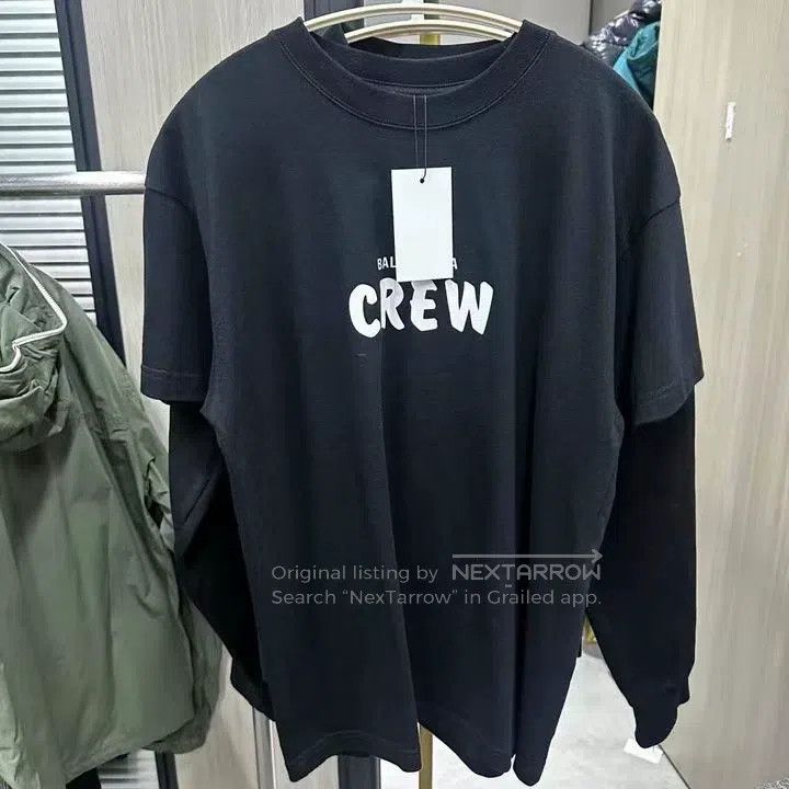Balenciaga Balenciaga Crew Short Sleeve Size US S / EU 44-46 / 1 - 1 Thumbnail